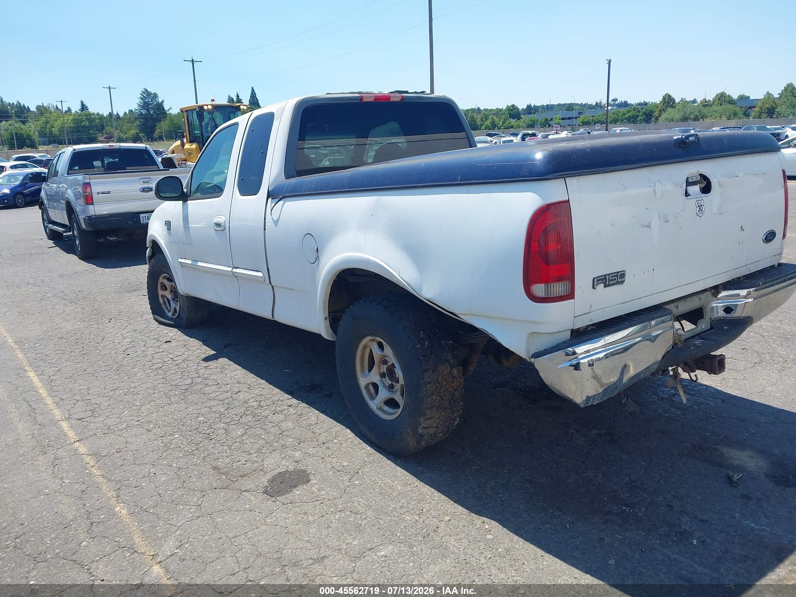 2000 Ford F-150 Lariat/work Series/xl/xlt White vin: 2FTRX18L8YCA33713