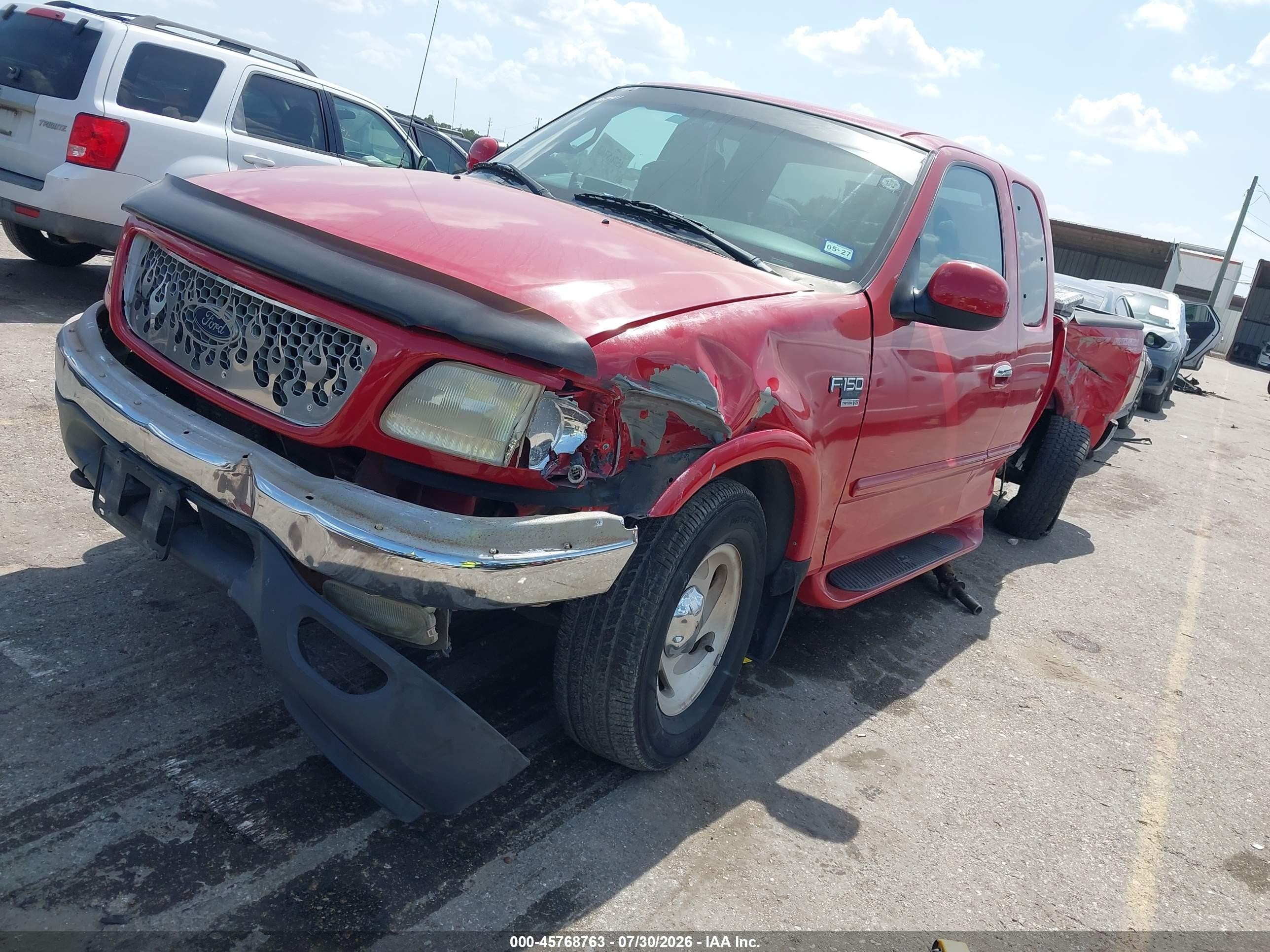 2001 Ford F-150 Lariat/xl/xlt Красный vin: 2FTRX18L91CA87172