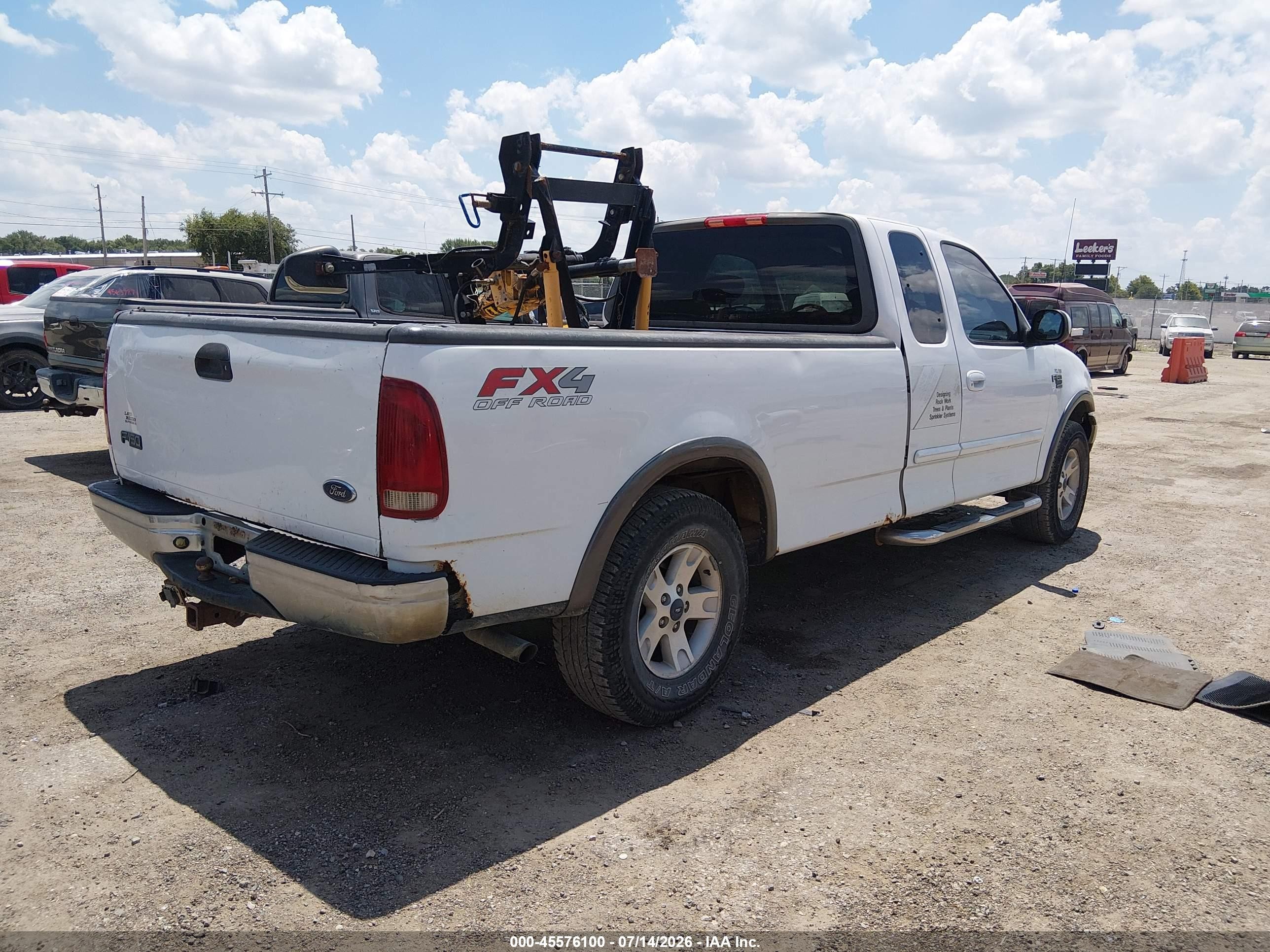 2002 Ford F-150 Lariat/xl/xlt Белый vin: 2FTRX18L92CA52648