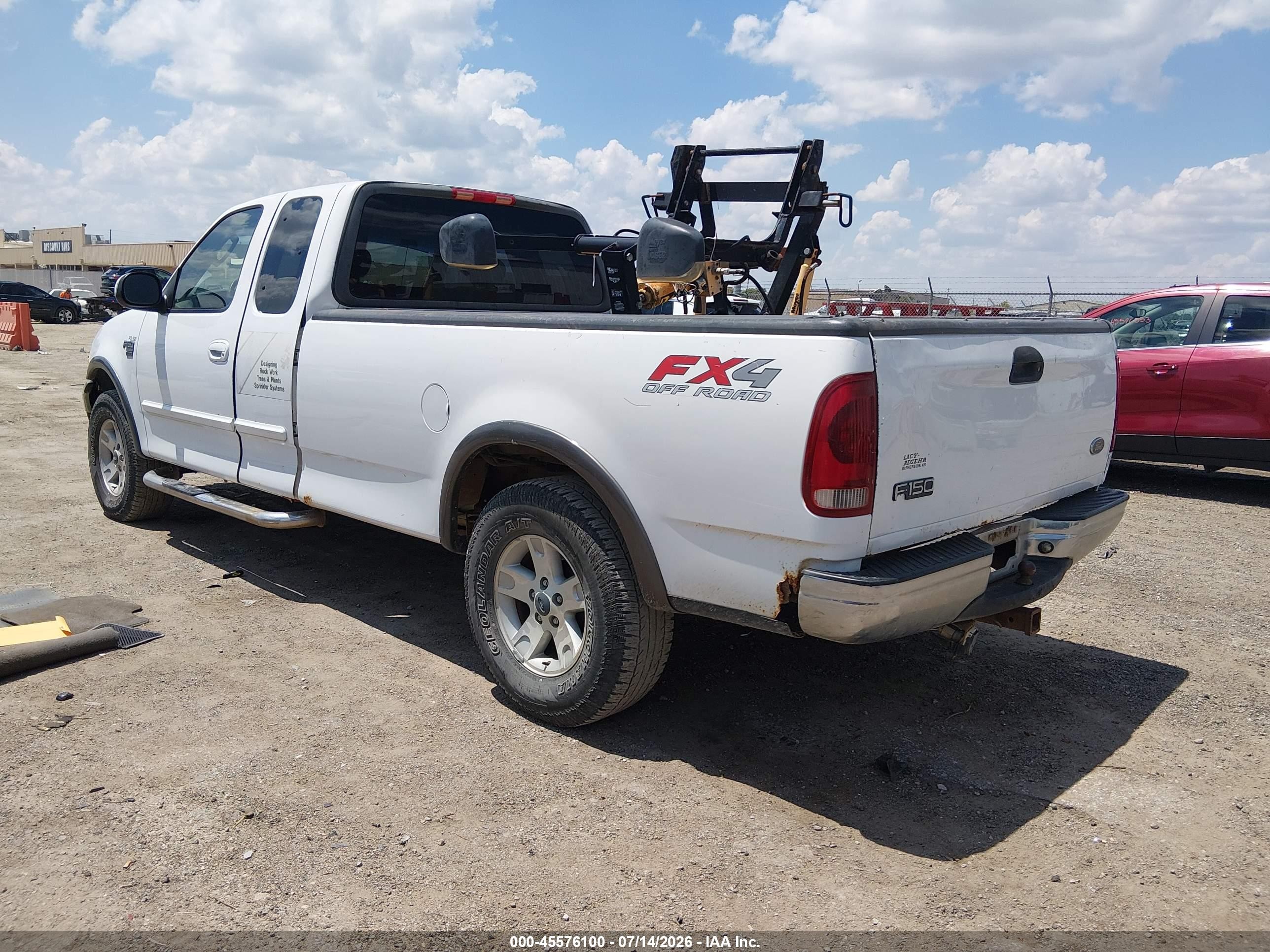 2002 Ford F-150 Lariat/xl/xlt Белый vin: 2FTRX18L92CA52648