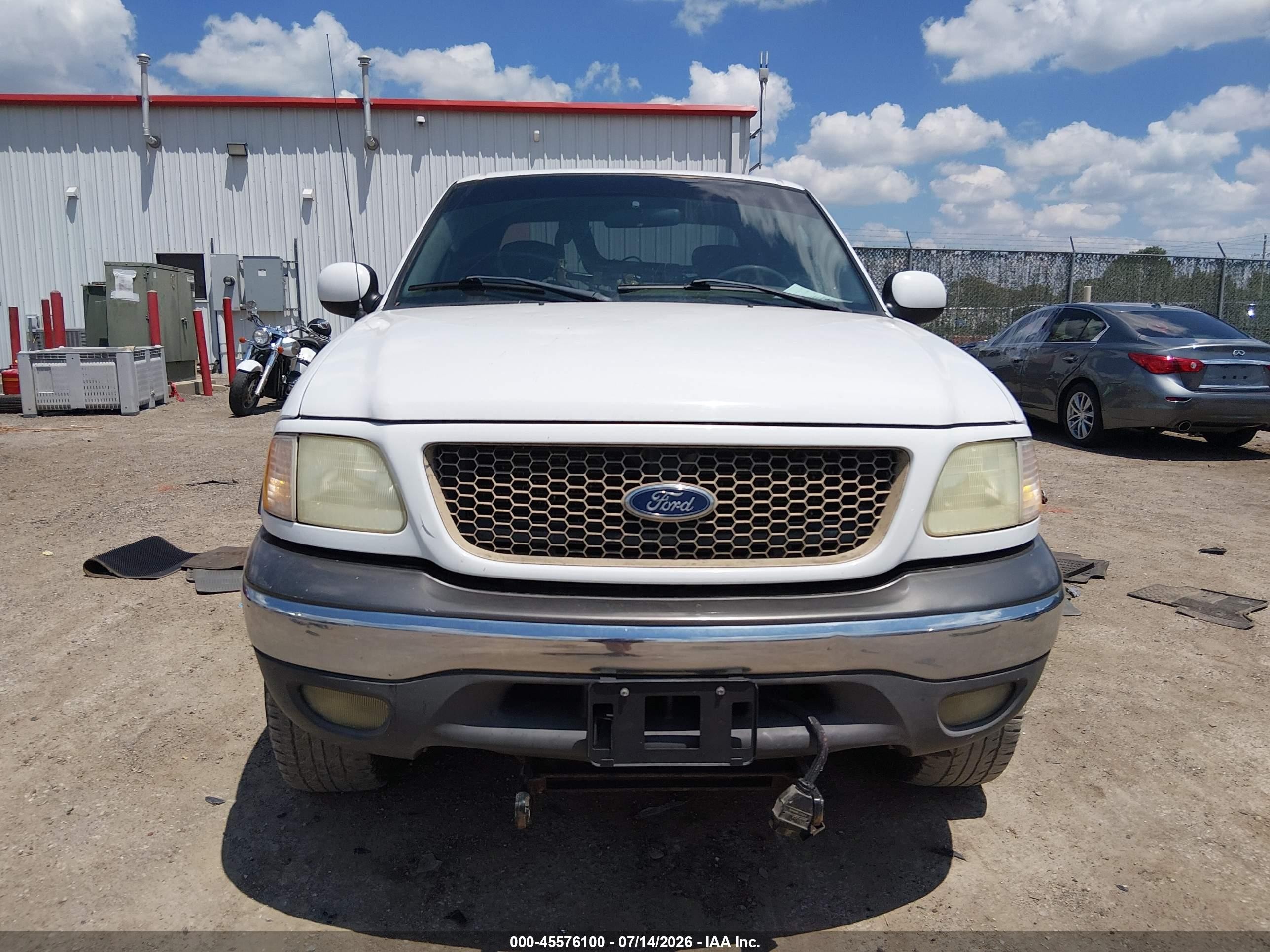 2002 Ford F-150 Lariat/xl/xlt Белый vin: 2FTRX18L92CA52648
