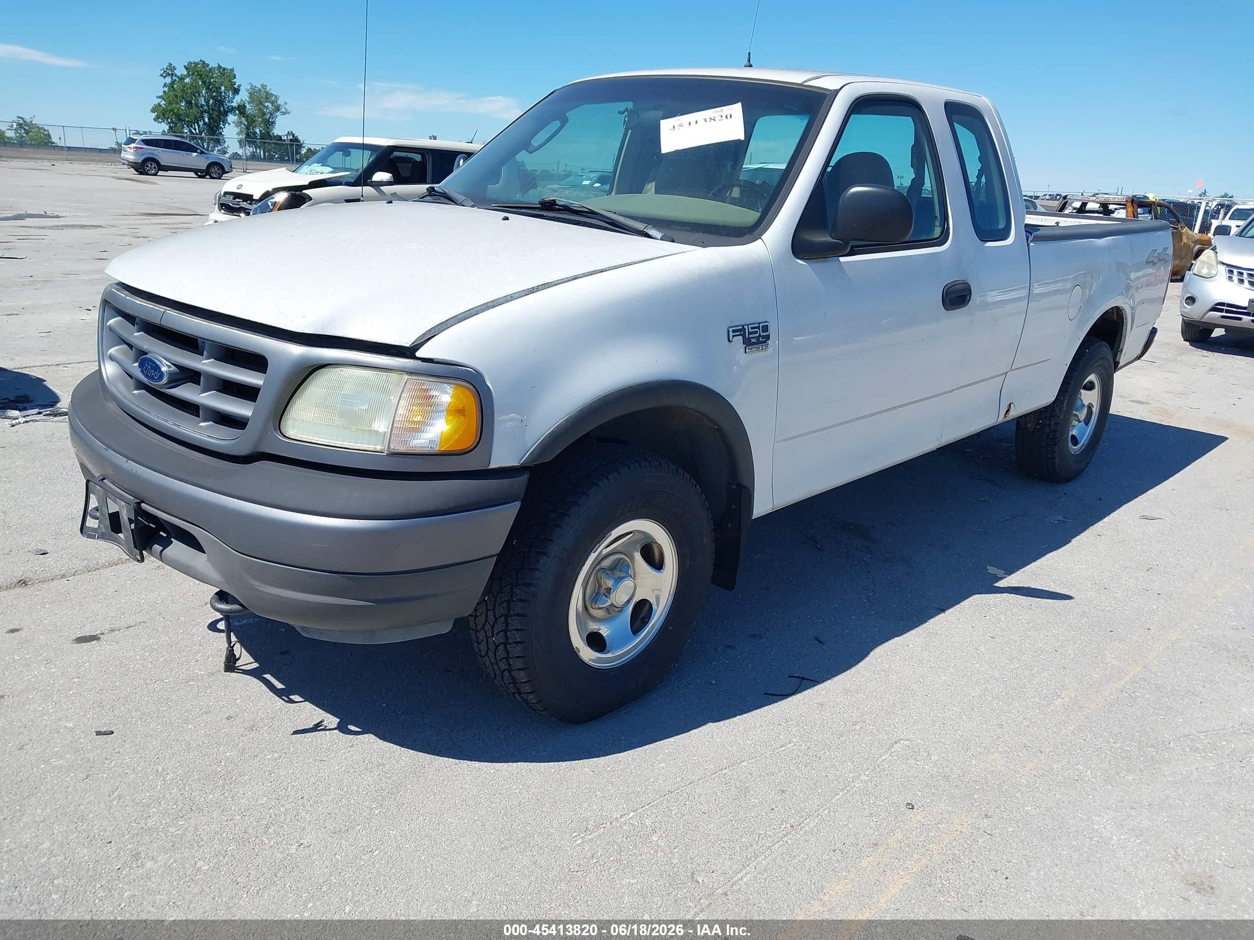 2002 Ford F-150 Lariat/xl/xlt White vin: 2FTRX18L92CA78473