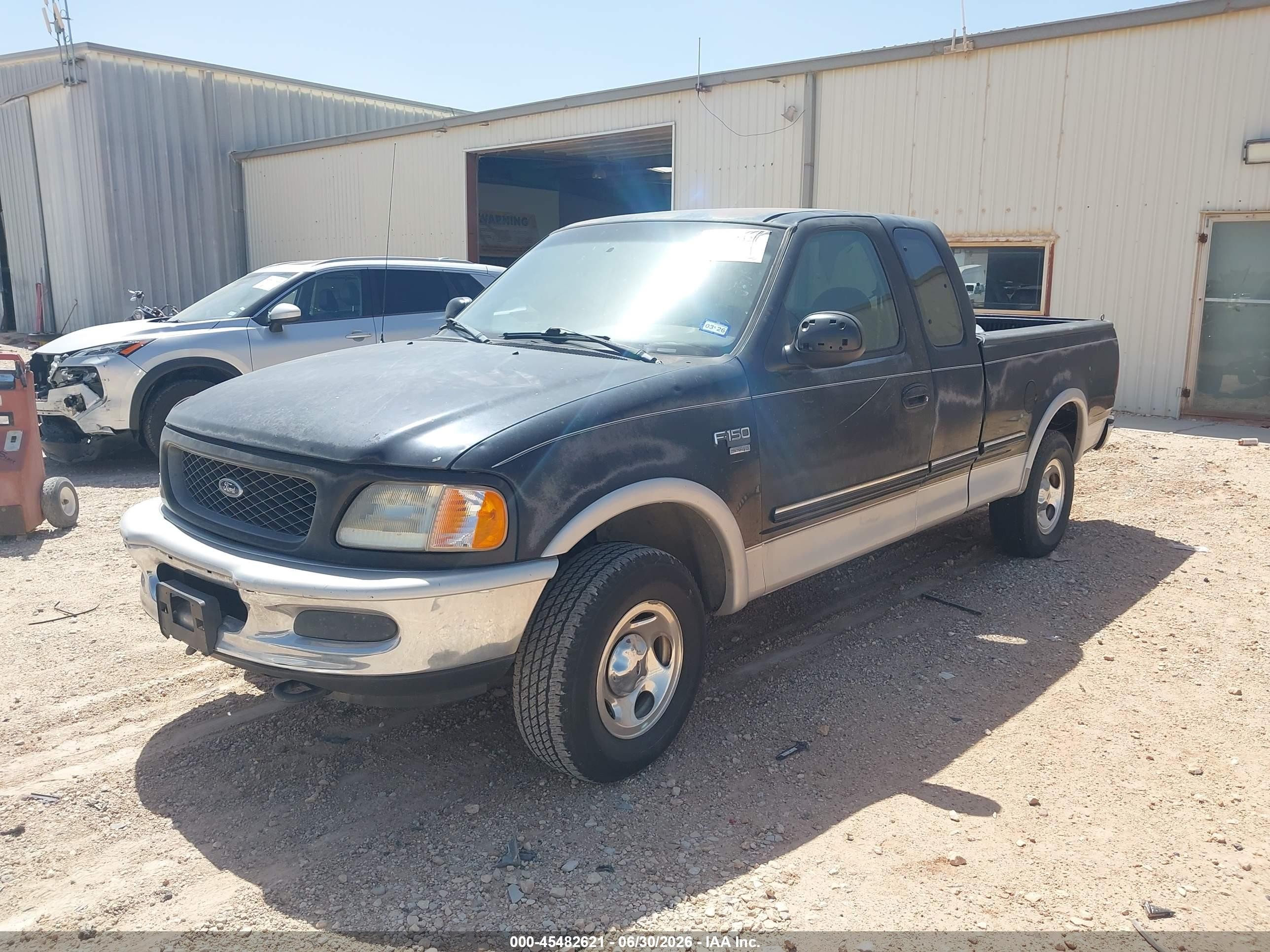 1998 Ford F-150 Lariat/standard/xl/xlt Black vin: 2FTRX18L9WCB06763