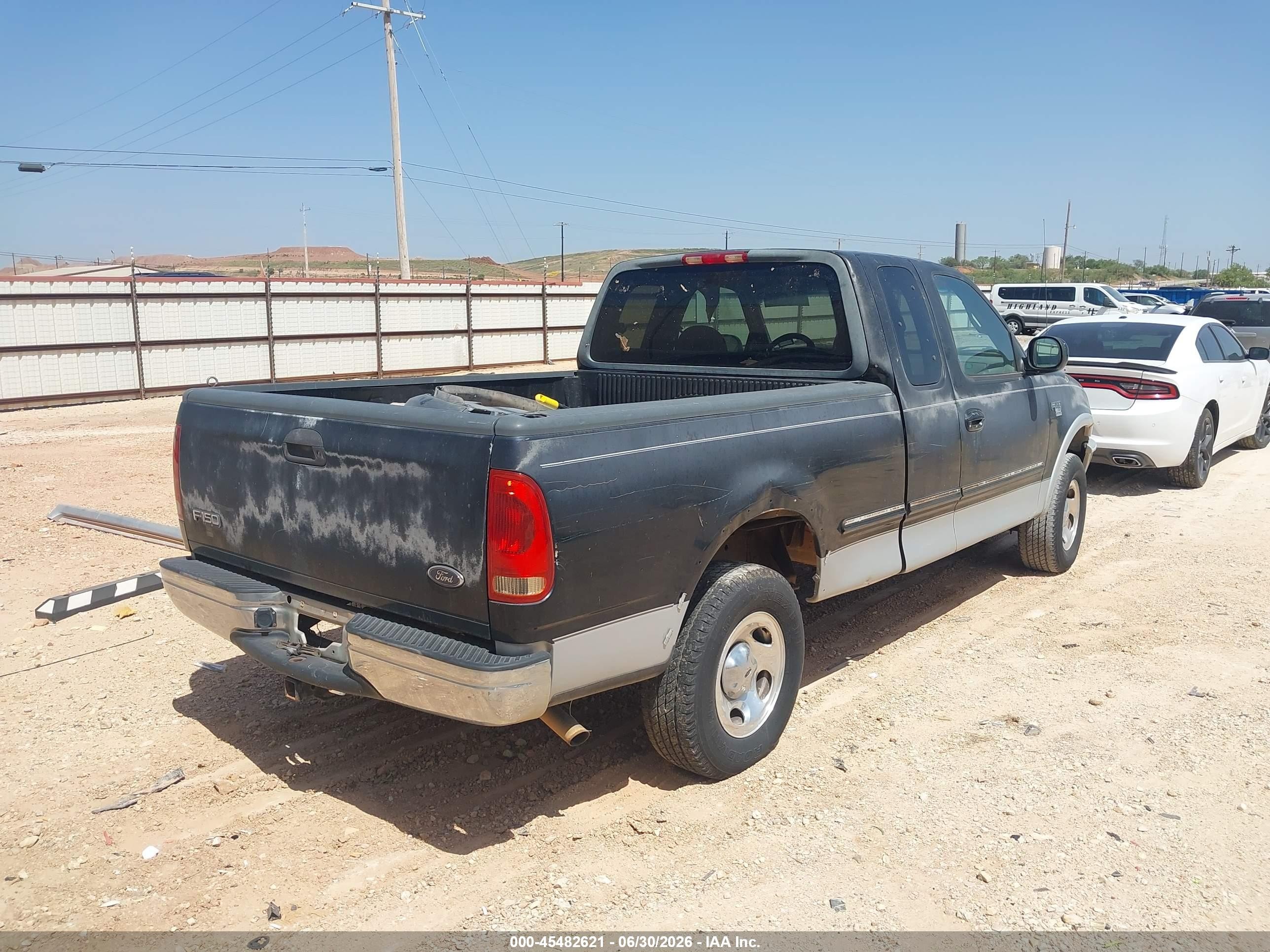 1998 Ford F-150 Lariat/standard/xl/xlt Black vin: 2FTRX18L9WCB06763
