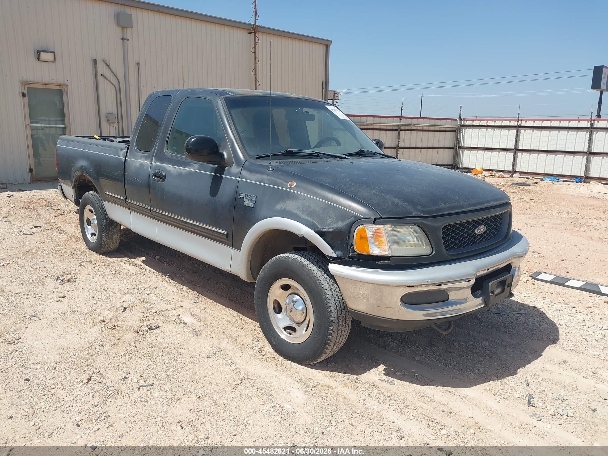 1998 Ford F-150 Lariat/standard/xl/xlt Black vin: 2FTRX18L9WCB06763