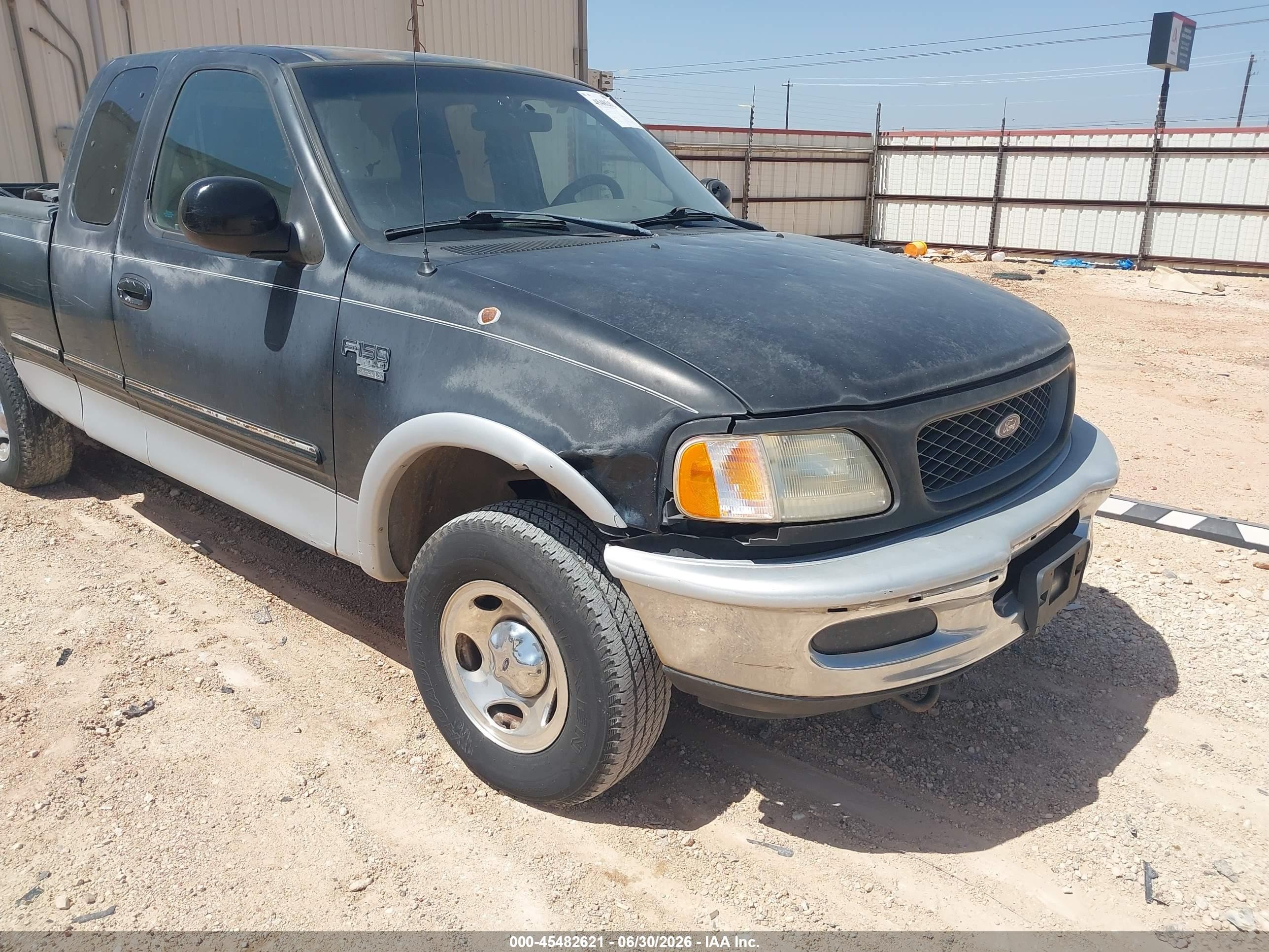 1998 Ford F-150 Lariat/standard/xl/xlt Black vin: 2FTRX18L9WCB06763