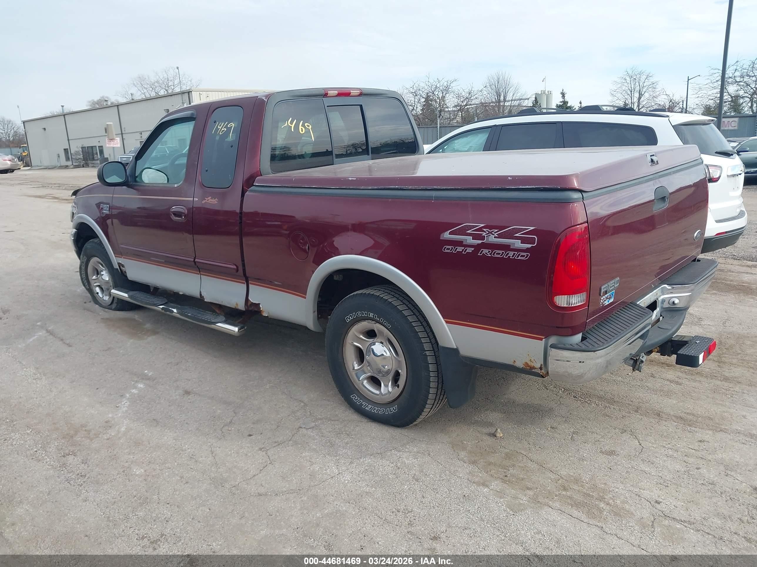 1999 Ford F-150 Lariat/xl/xlt Red vin: 2FTRX18L9XCB02648