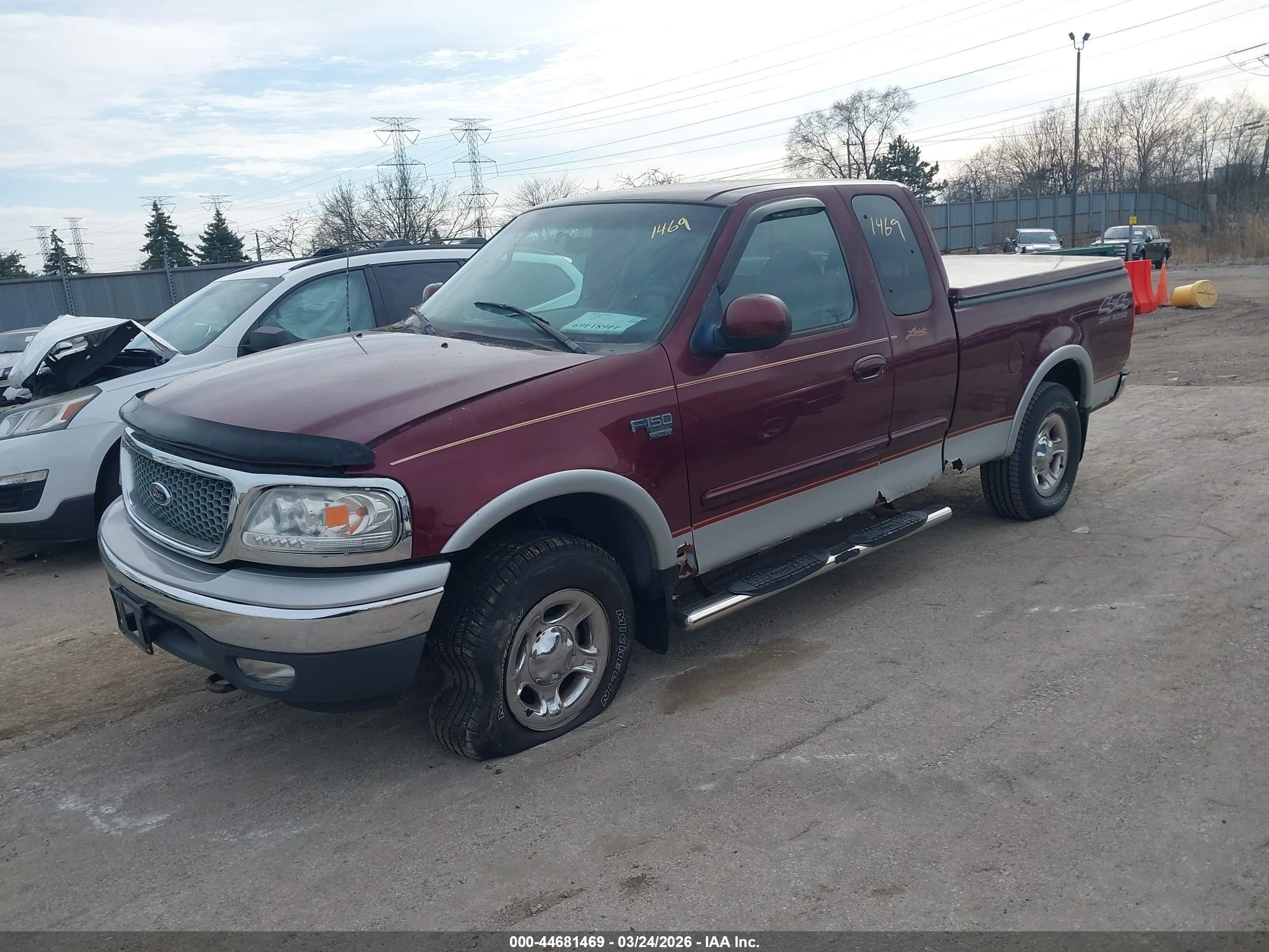 1999 Ford F-150 Lariat/xl/xlt Red vin: 2FTRX18L9XCB02648