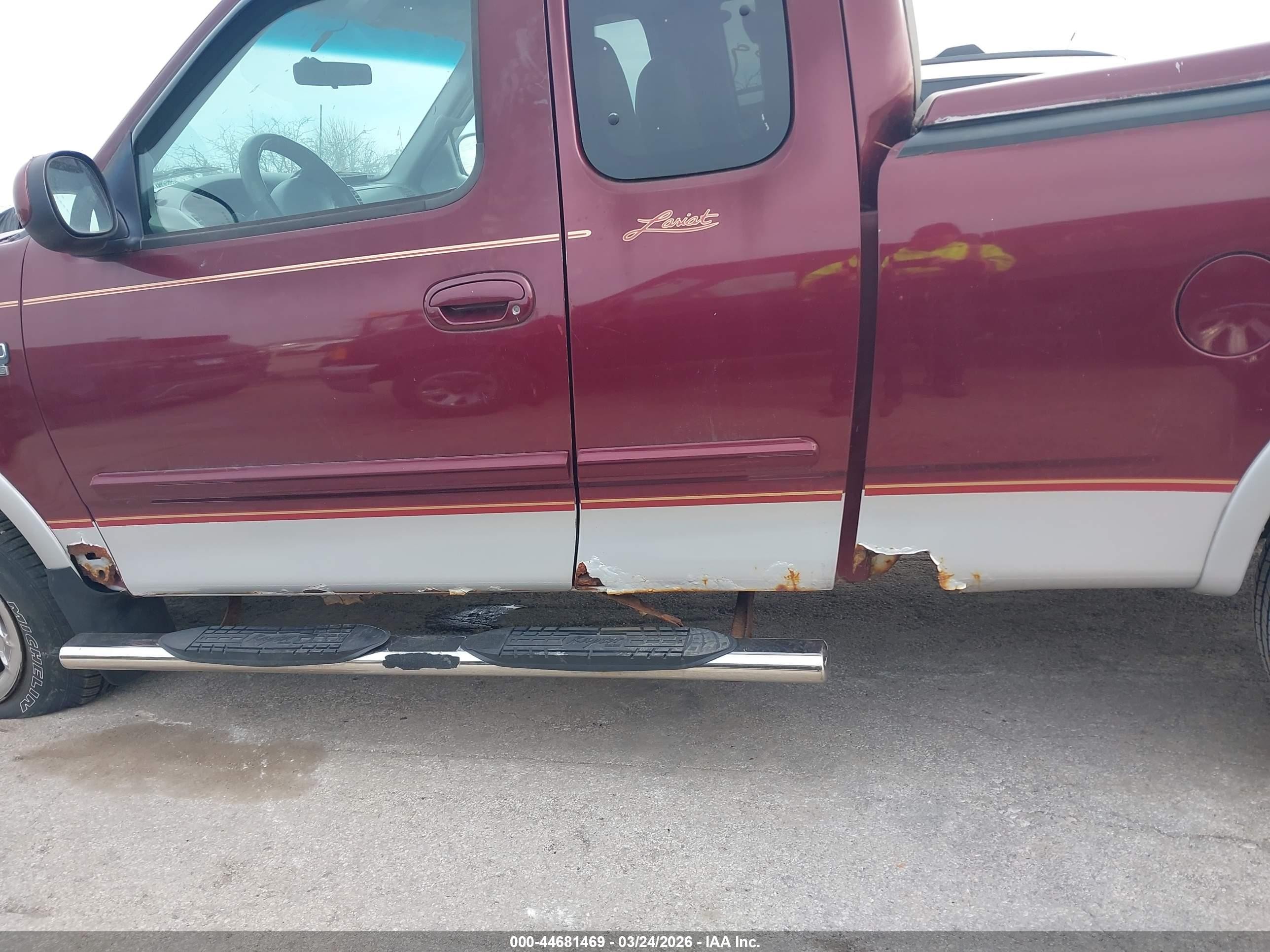 1999 Ford F-150 Lariat/xl/xlt Red vin: 2FTRX18L9XCB02648