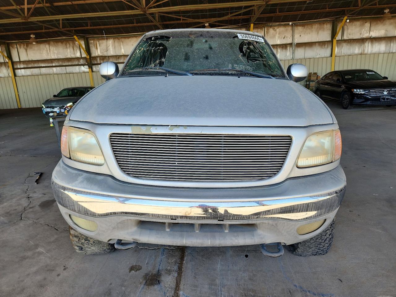 2000 Ford F150 Silver vin: 2FTRX18L9YCB18575