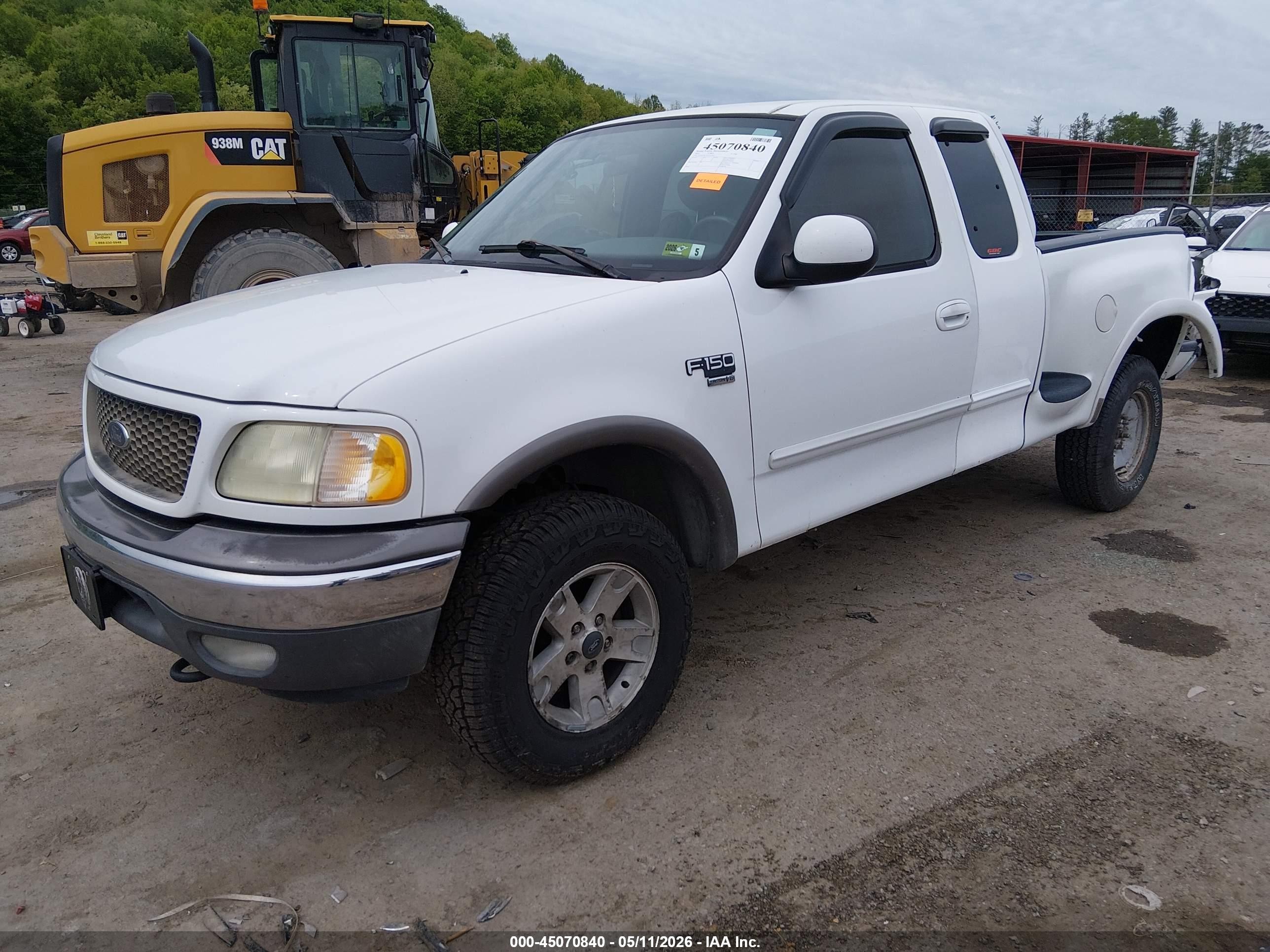 2003 Ford F-150 Lariat/xl/xlt White vin: 2FTRX18LX3CA11463