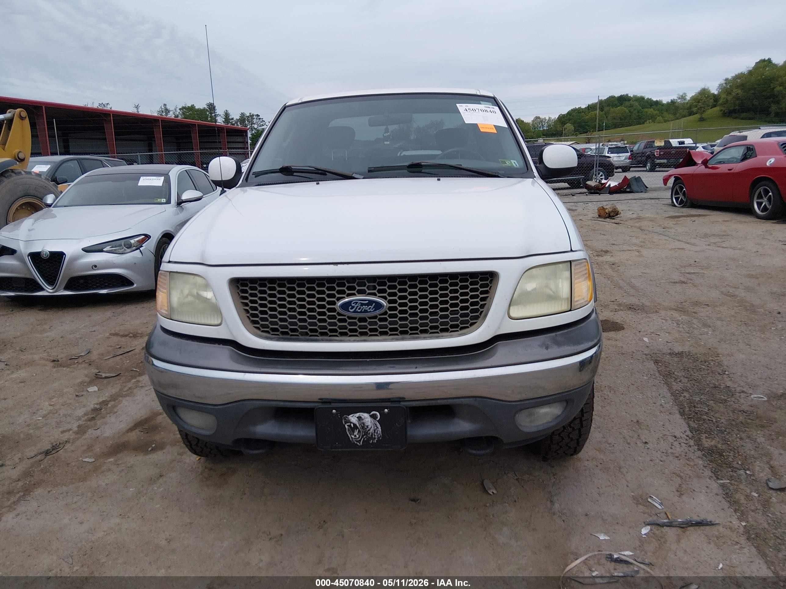 2003 Ford F-150 Lariat/xl/xlt White vin: 2FTRX18LX3CA11463