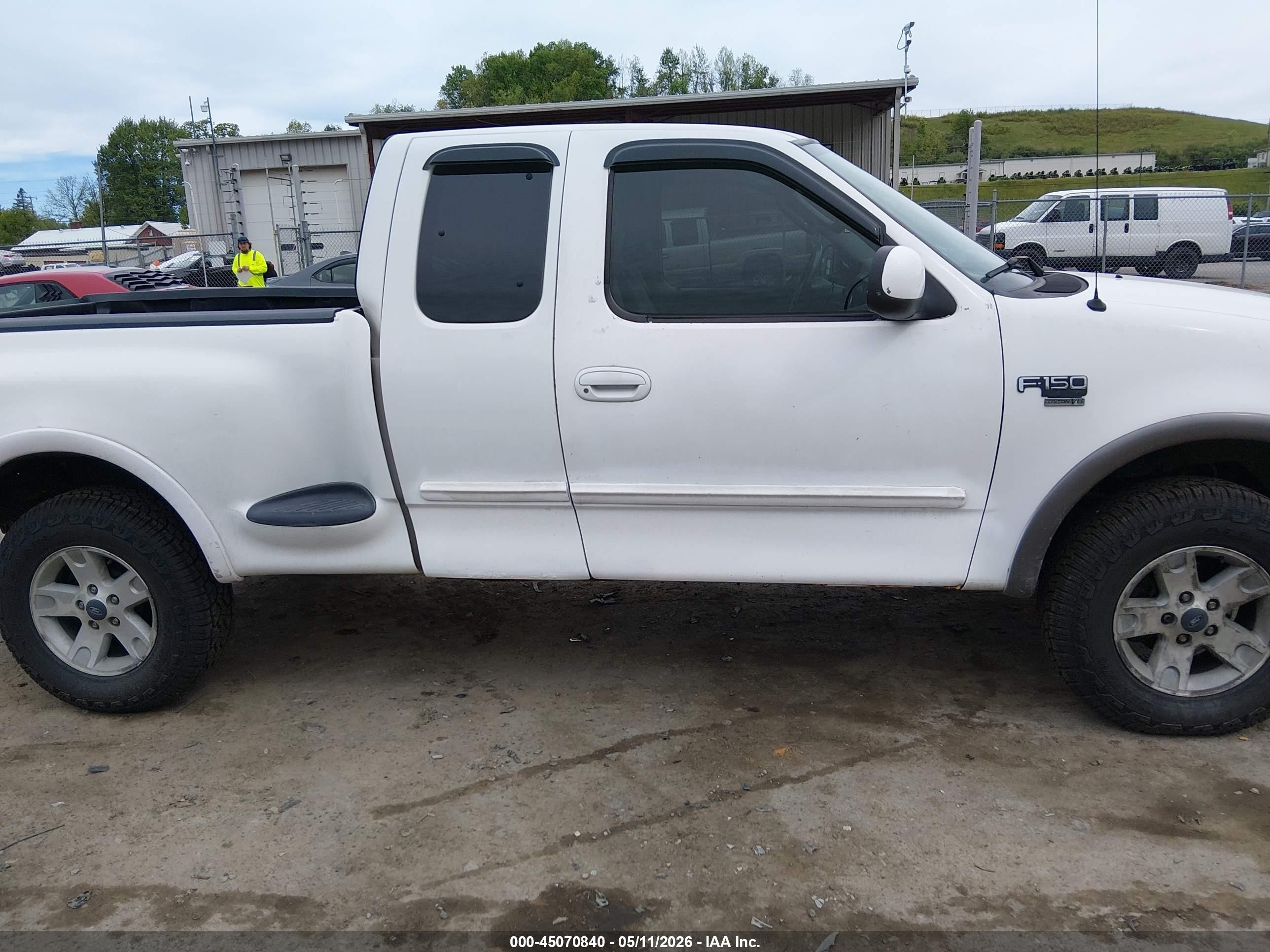 2003 Ford F-150 Lariat/xl/xlt White vin: 2FTRX18LX3CA11463