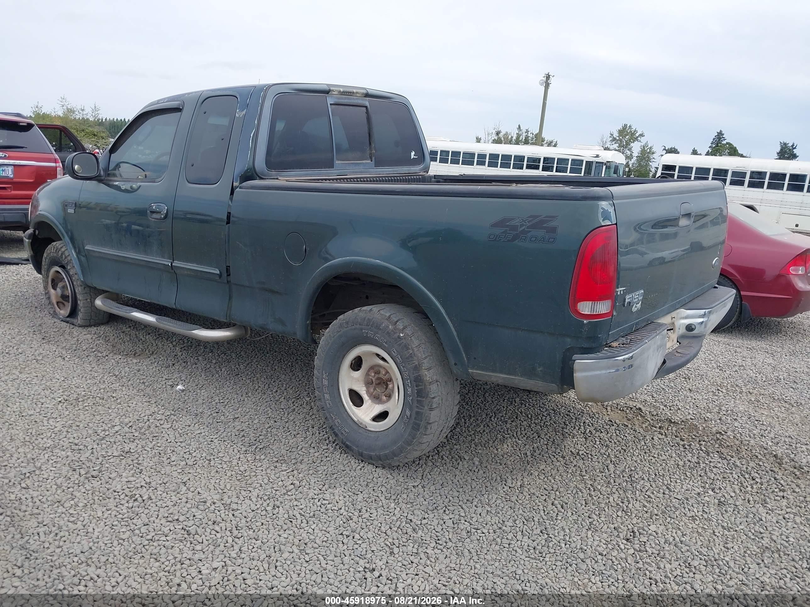 2002 Ford F-150 Lariat/xl/xlt Green vin: 2FTRX18W02CA98248