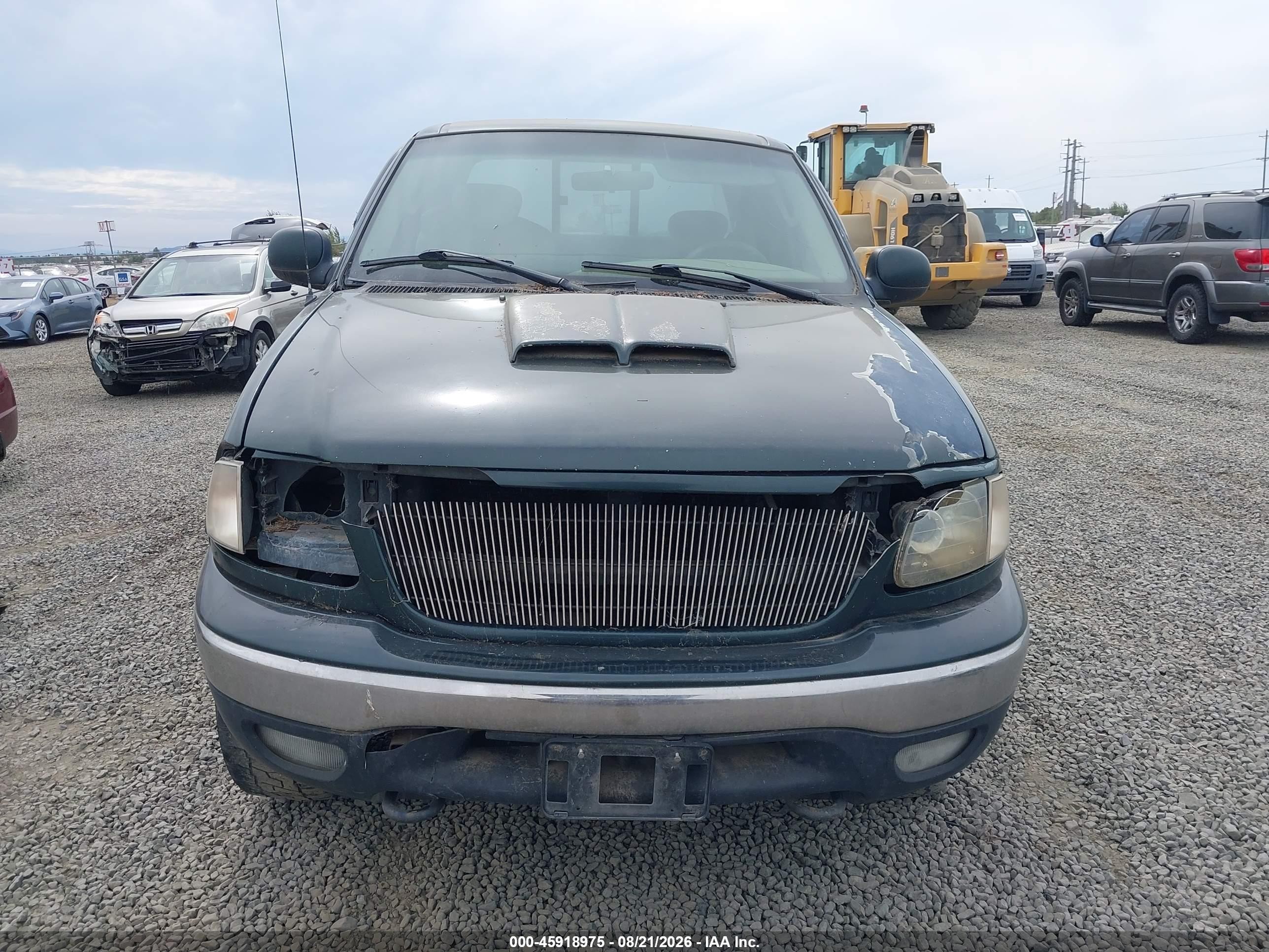 2002 Ford F-150 Lariat/xl/xlt Green vin: 2FTRX18W02CA98248