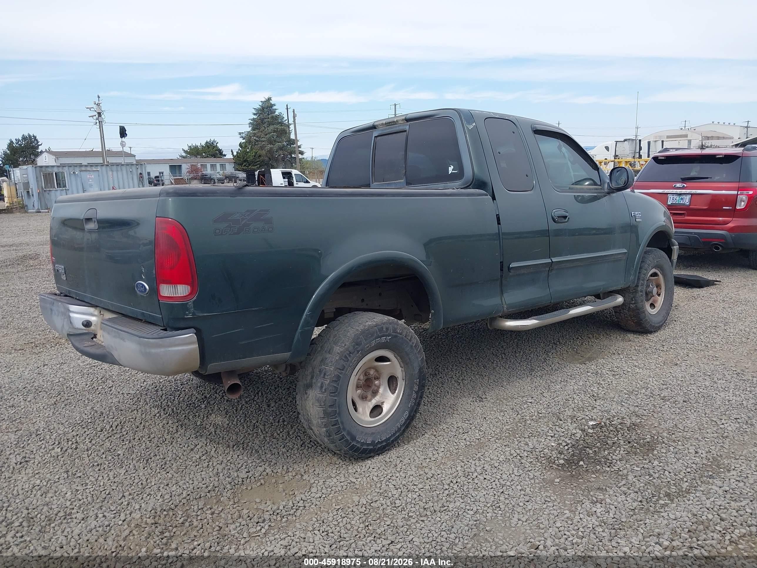 2002 Ford F-150 Lariat/xl/xlt Green vin: 2FTRX18W02CA98248