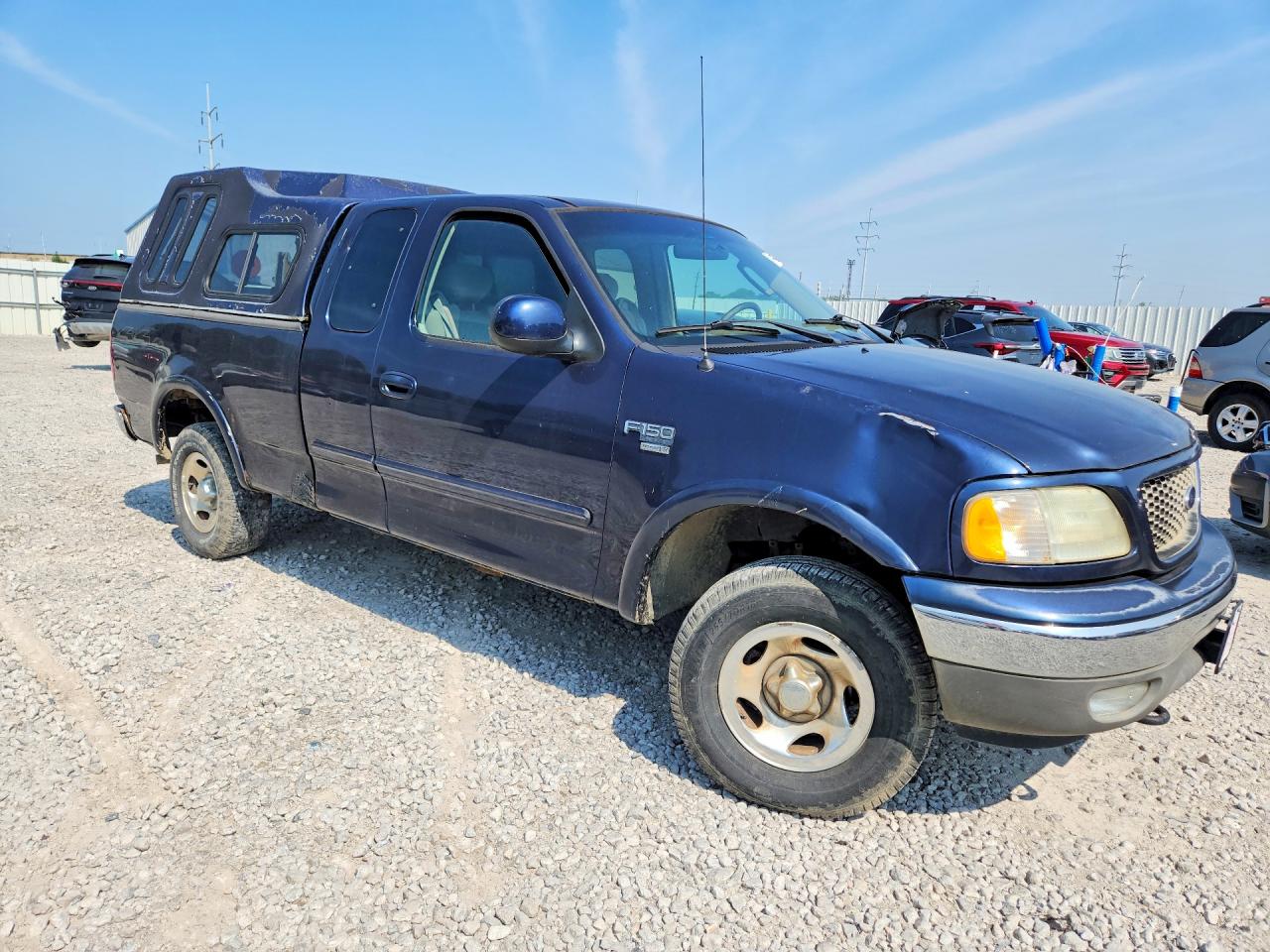 2003 Ford F150 Blue vin: 2FTRX18W03CA78244