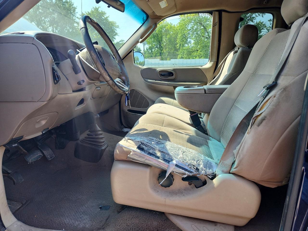 2003 Ford F150 Blue vin: 2FTRX18W03CA78244