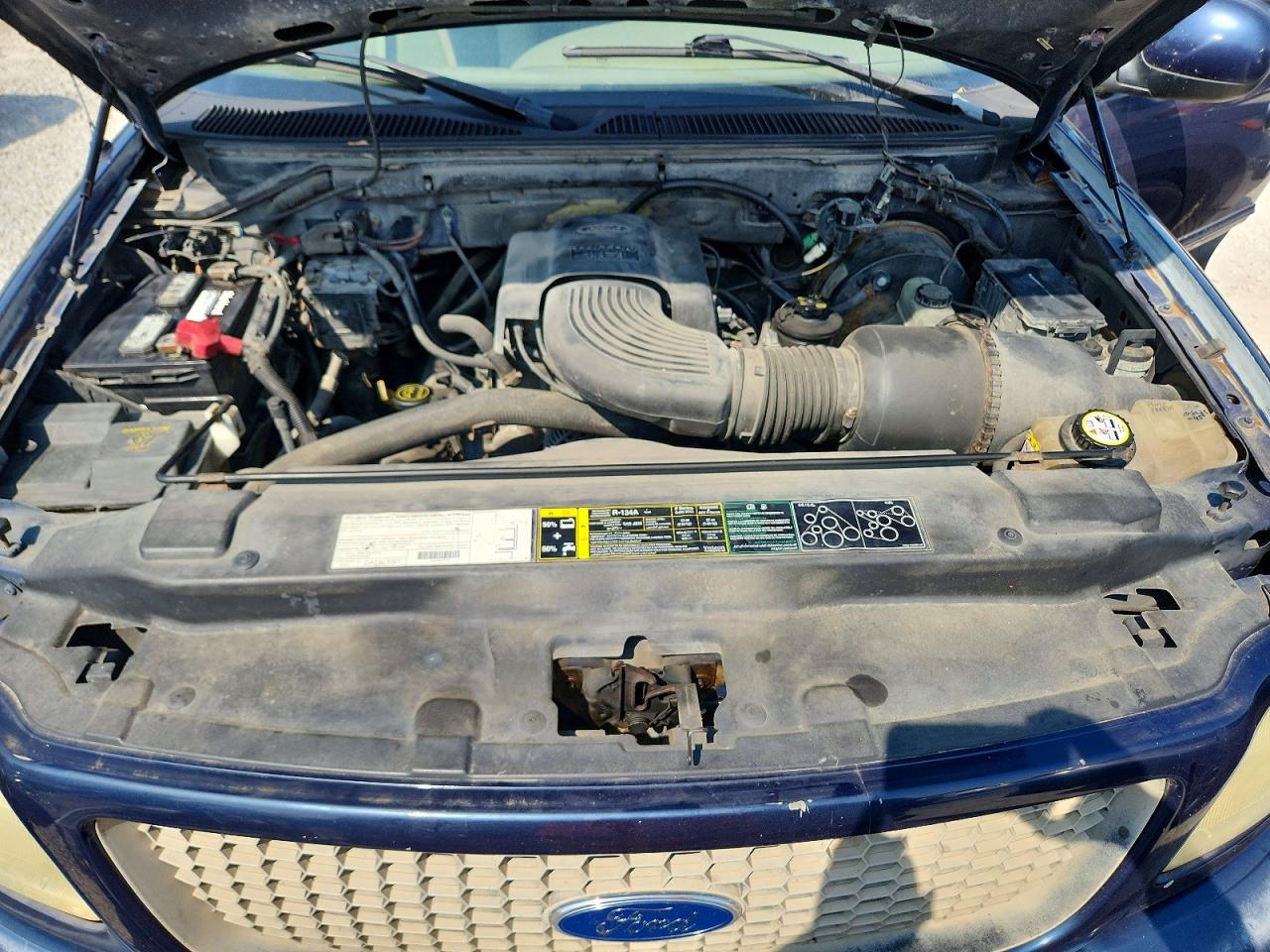 2003 Ford F150 Blue vin: 2FTRX18W03CA78244