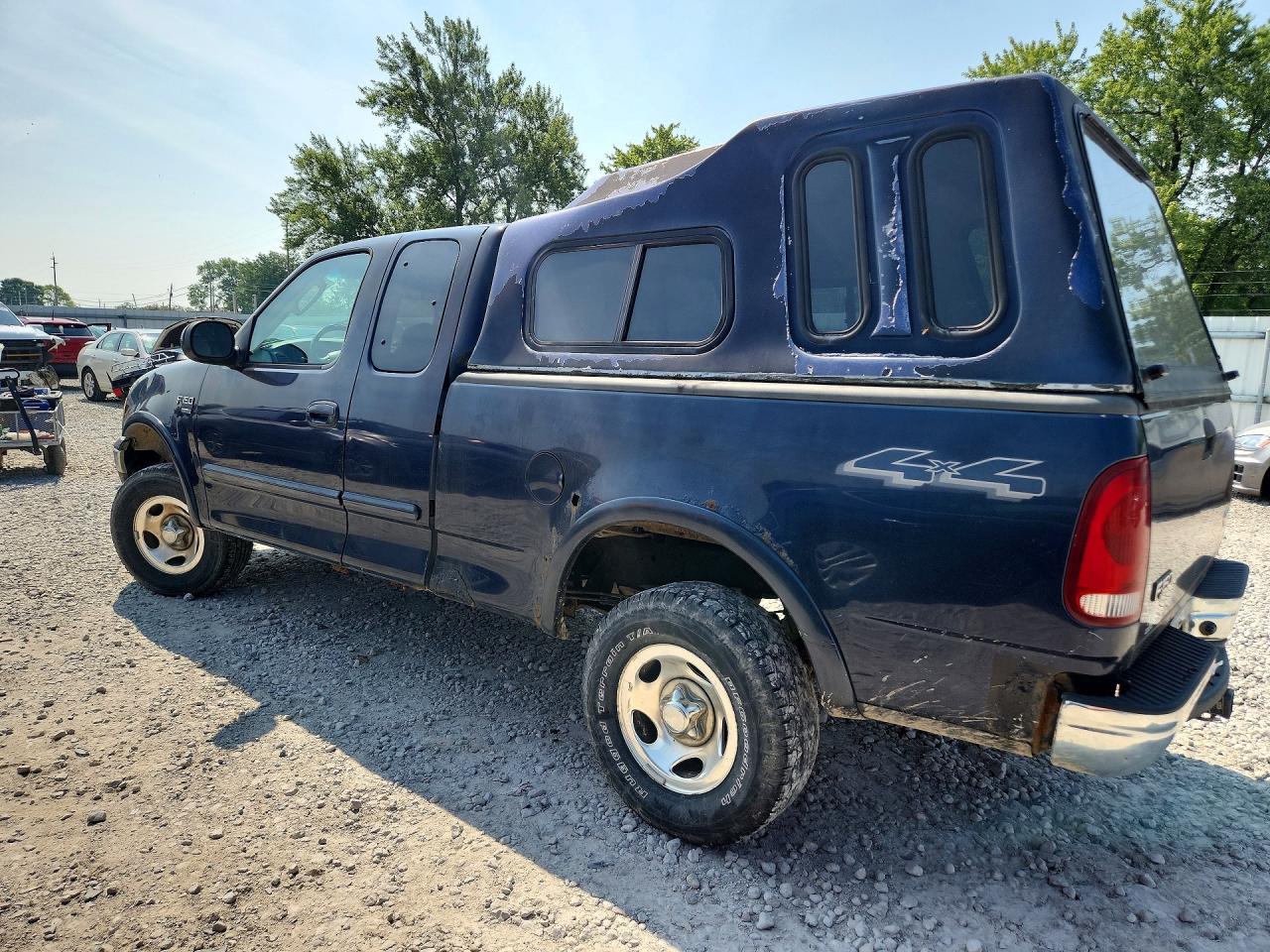 2003 Ford F150 Blue vin: 2FTRX18W03CA78244