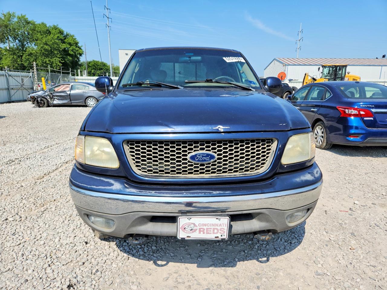 2003 Ford F150 Blue vin: 2FTRX18W03CA78244