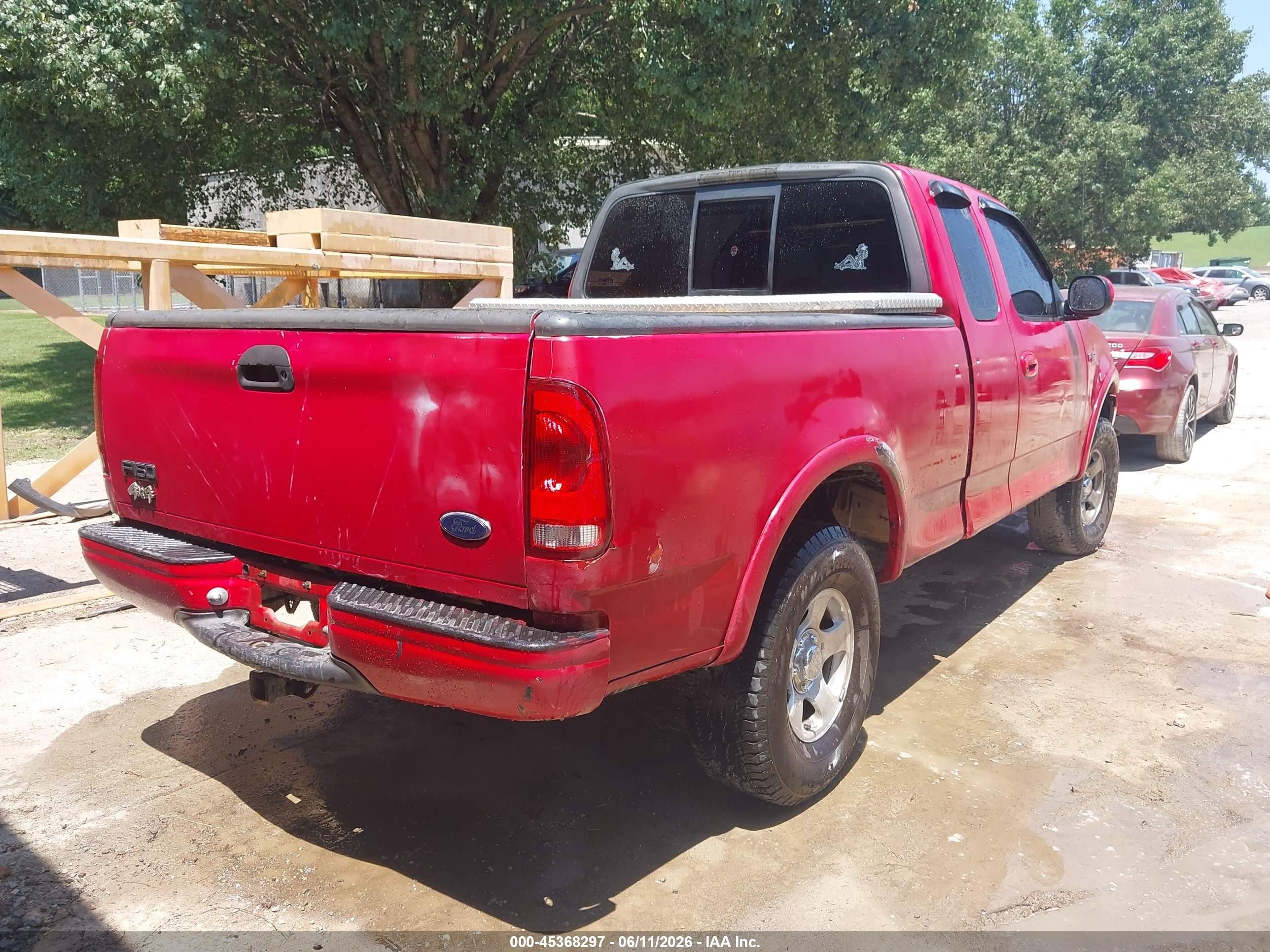 2003 Ford F-150 Lariat/xl/xlt Red vin: 2FTRX18W03CA98686