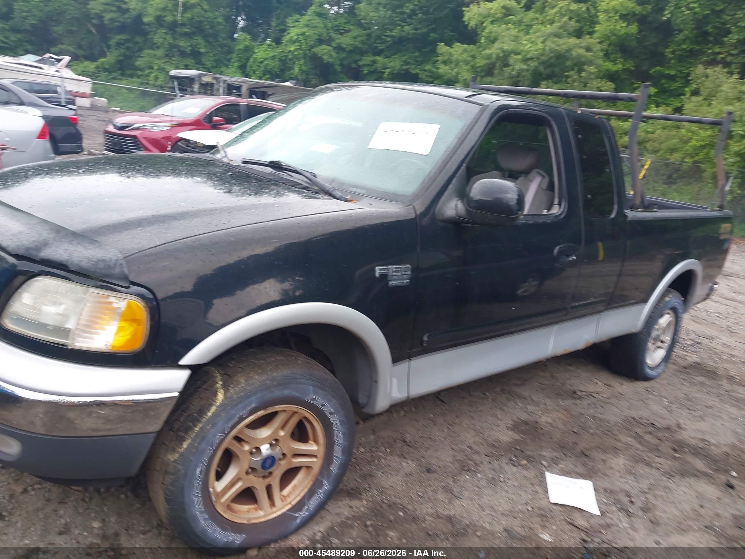 2001 Ford F-150 Lariat/xl/xlt Черный vin: 2FTRX18W11CA96698