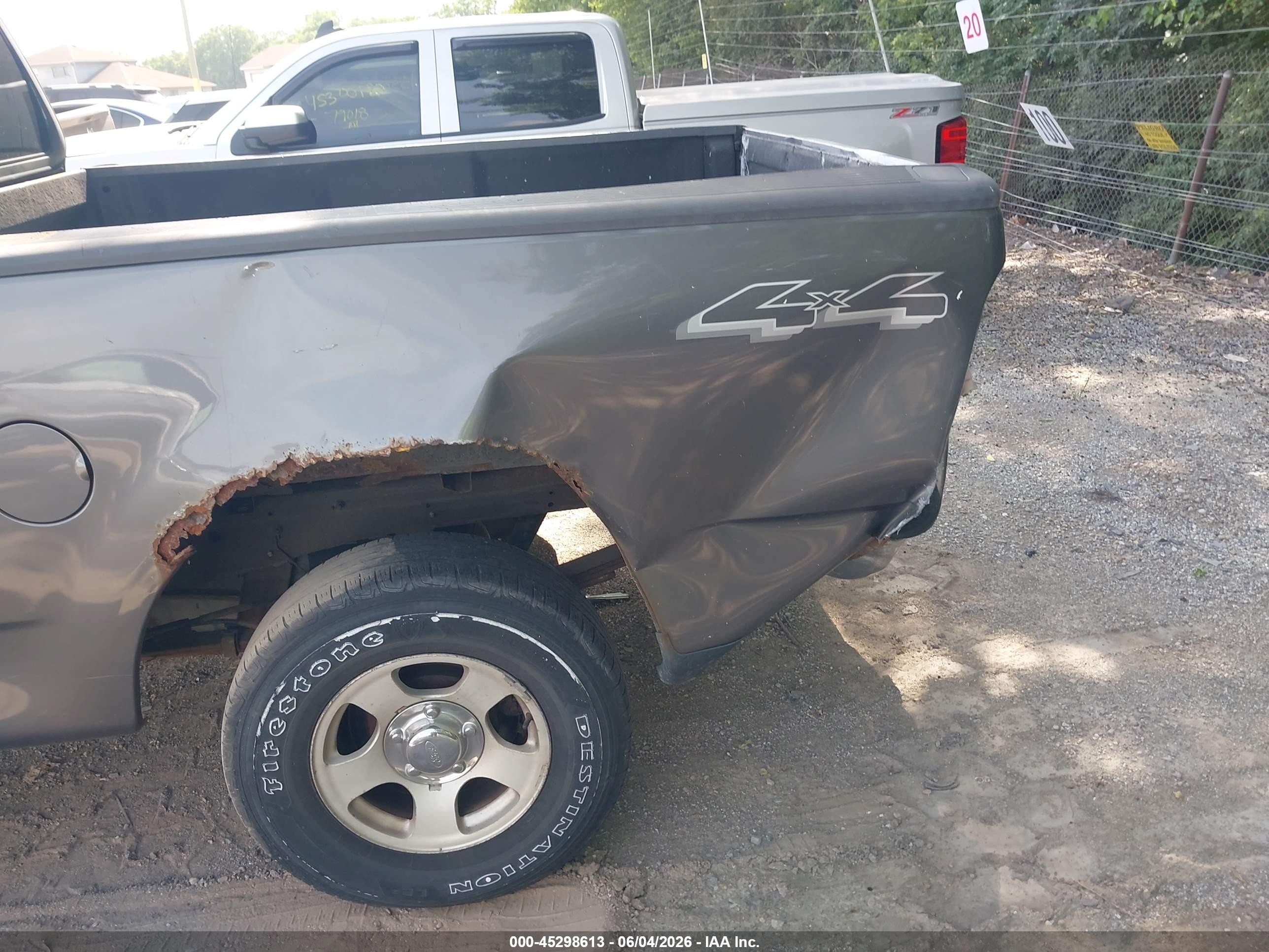 2004 Ford F-150 Heritage Xl/xlt Gray vin: 2FTRX18W54CA62283