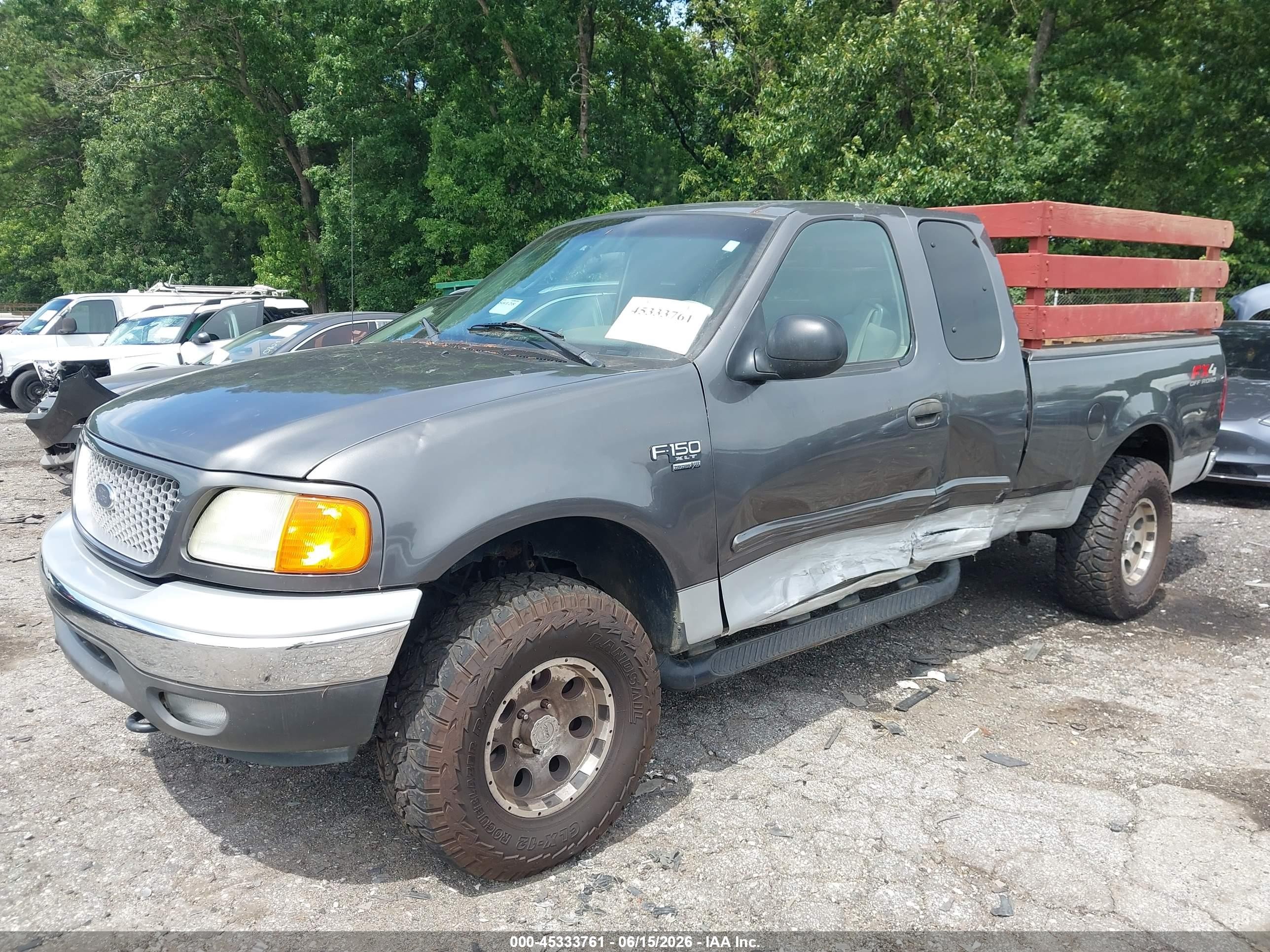 2004 Ford F-150 Heritage Xl/xlt Gray vin: 2FTRX18W64CA88066