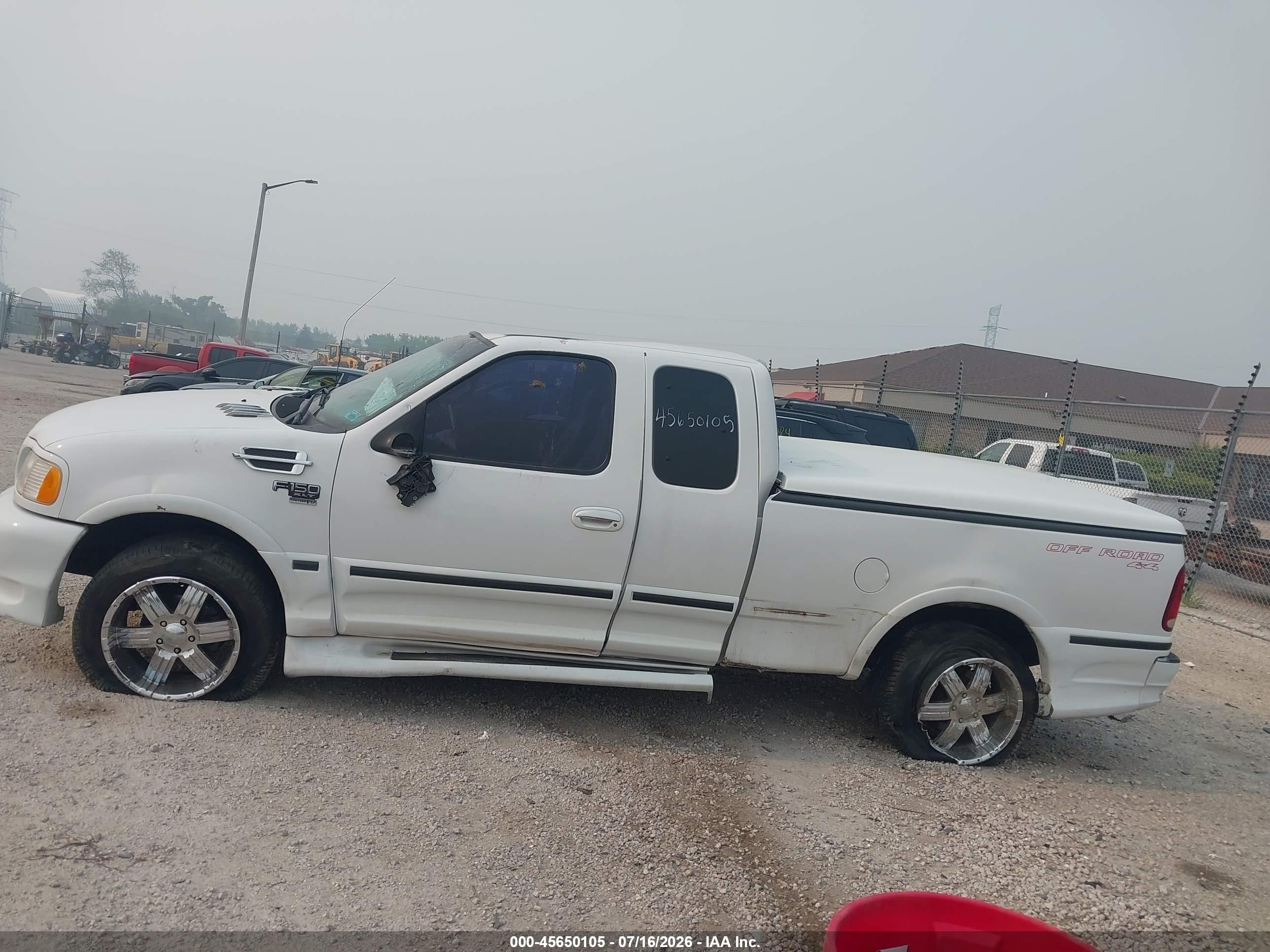 2001 Ford F-150 Lariat/xl/xlt White vin: 2FTRX18W71CA00508