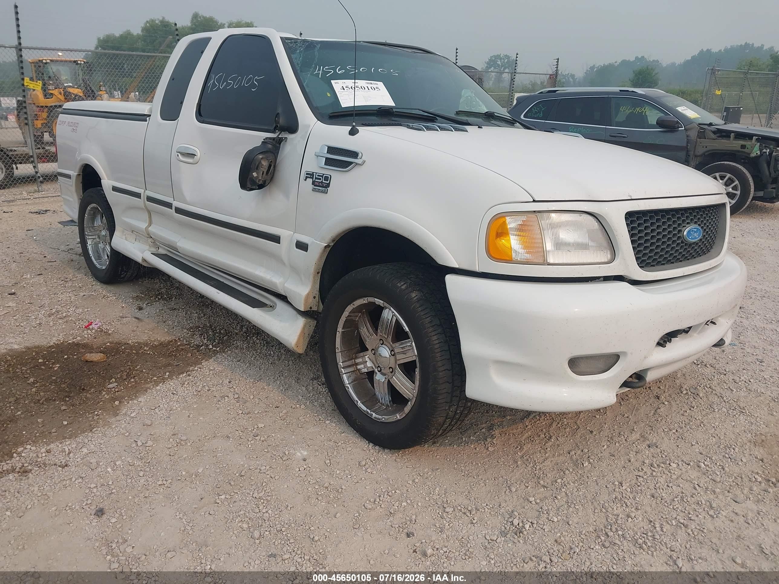 2001 Ford F-150 Lariat/xl/xlt White vin: 2FTRX18W71CA00508