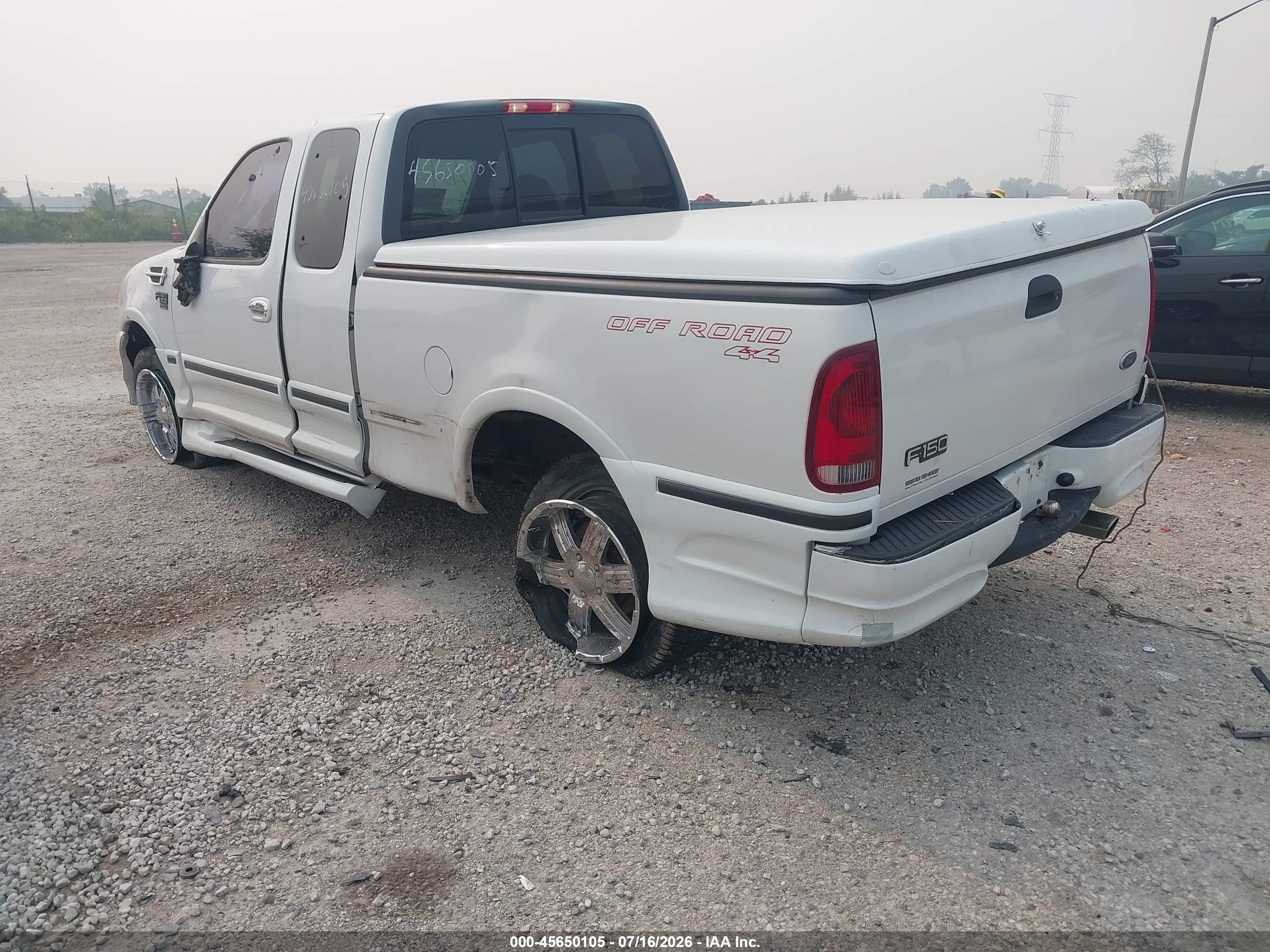 2001 Ford F-150 Lariat/xl/xlt White vin: 2FTRX18W71CA00508