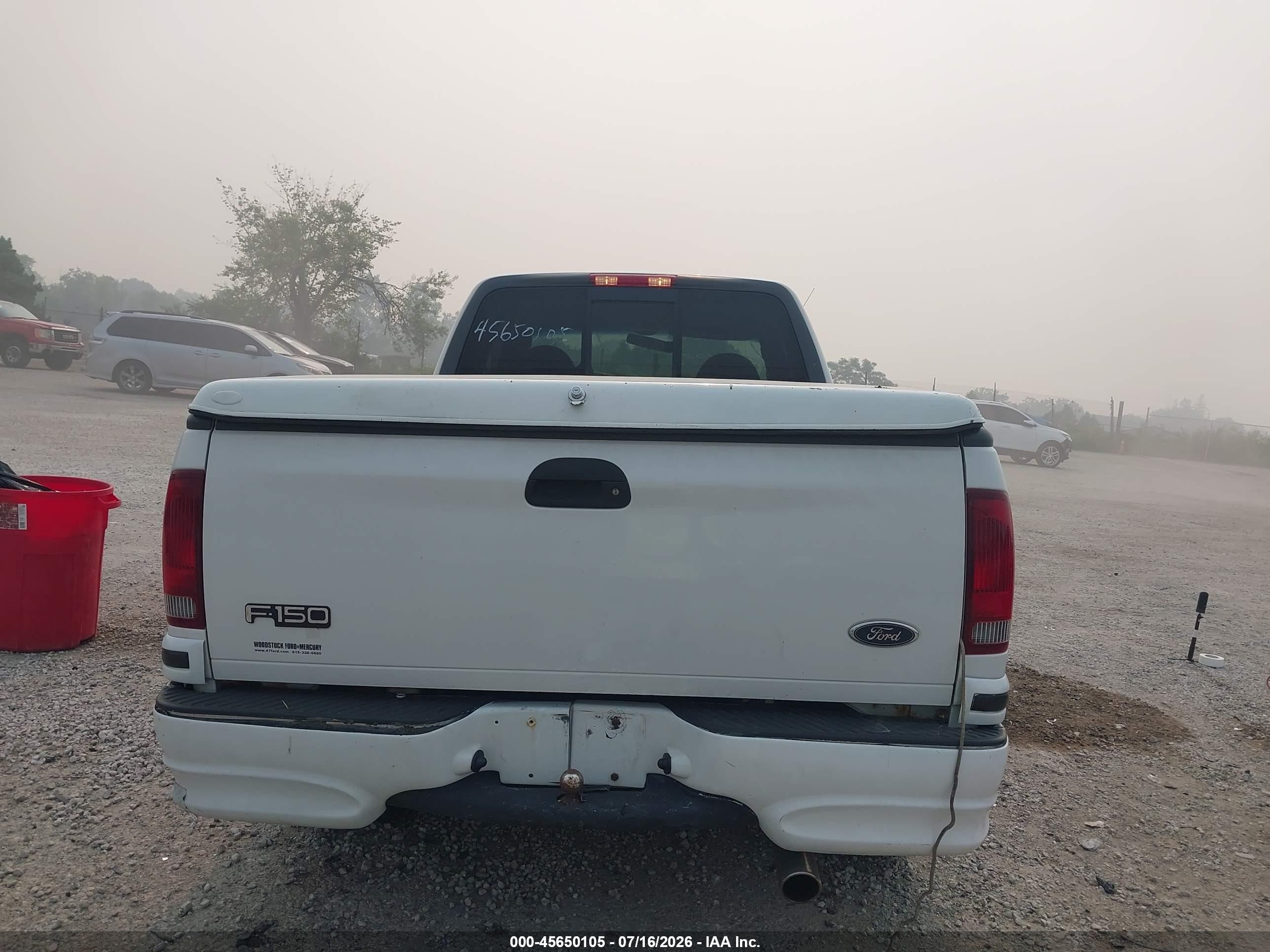2001 Ford F-150 Lariat/xl/xlt White vin: 2FTRX18W71CA00508