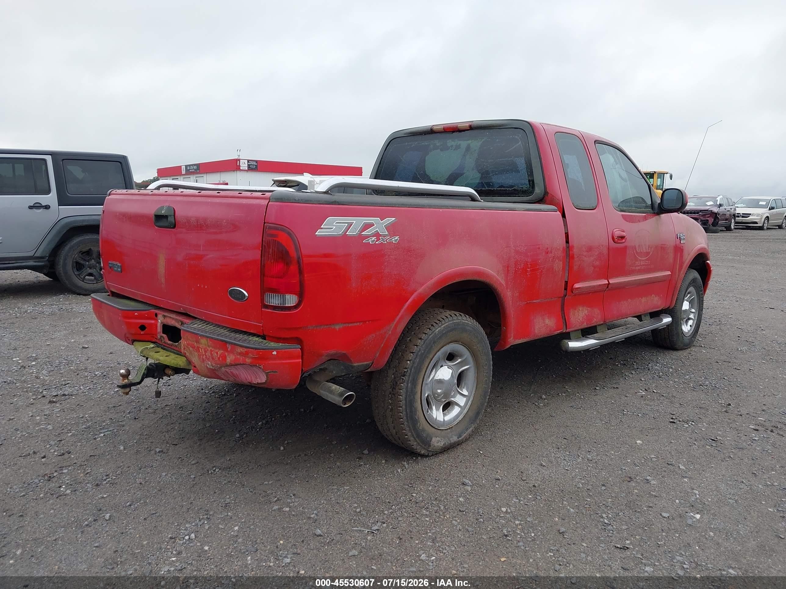 2003 Ford F-150 Lariat/xl/xlt Red vin: 2FTRX18W83CB10065