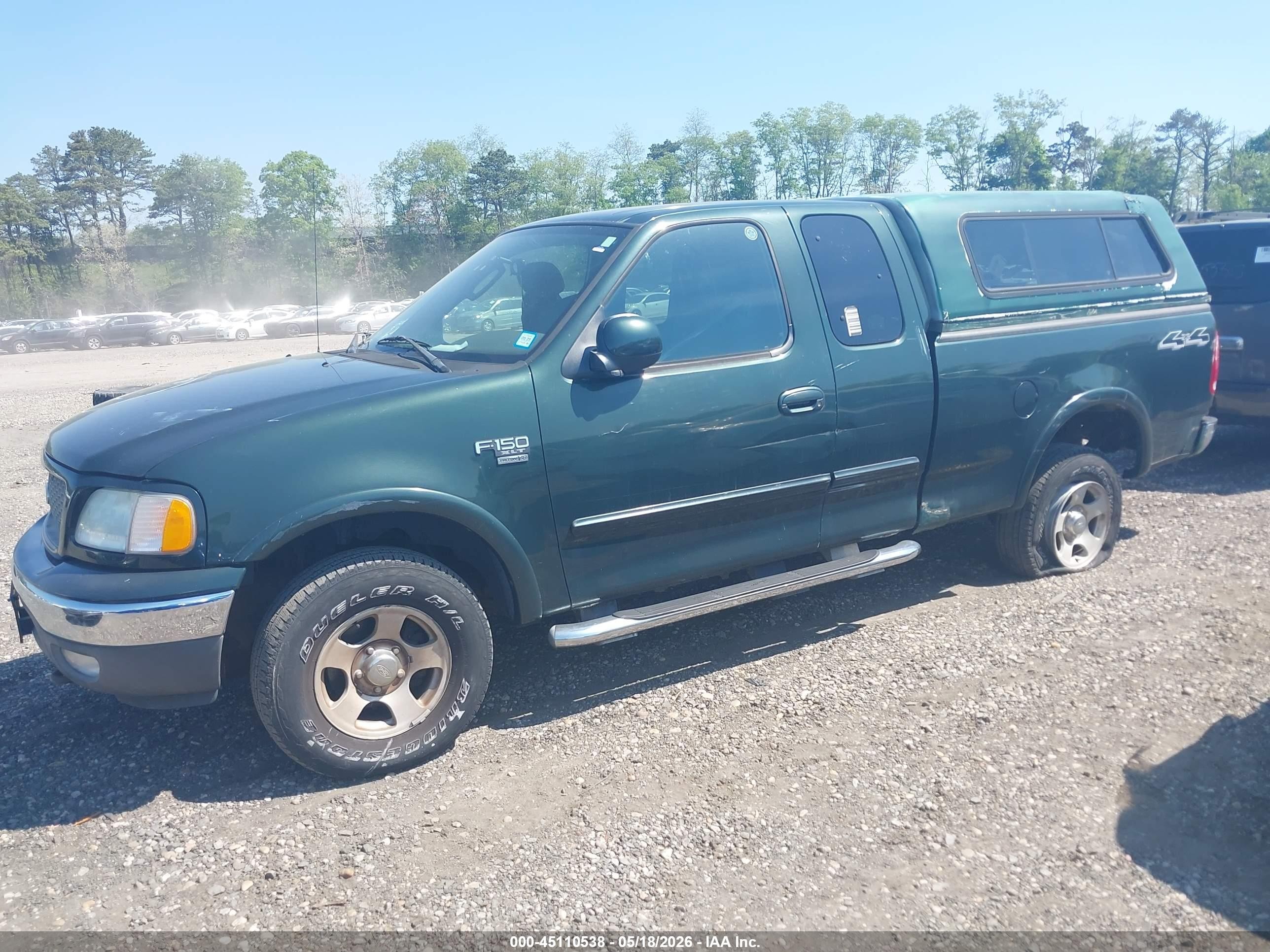 2003 Ford F-150 Lariat/xl/xlt Зеленый vin: 2FTRX18W83CB14763