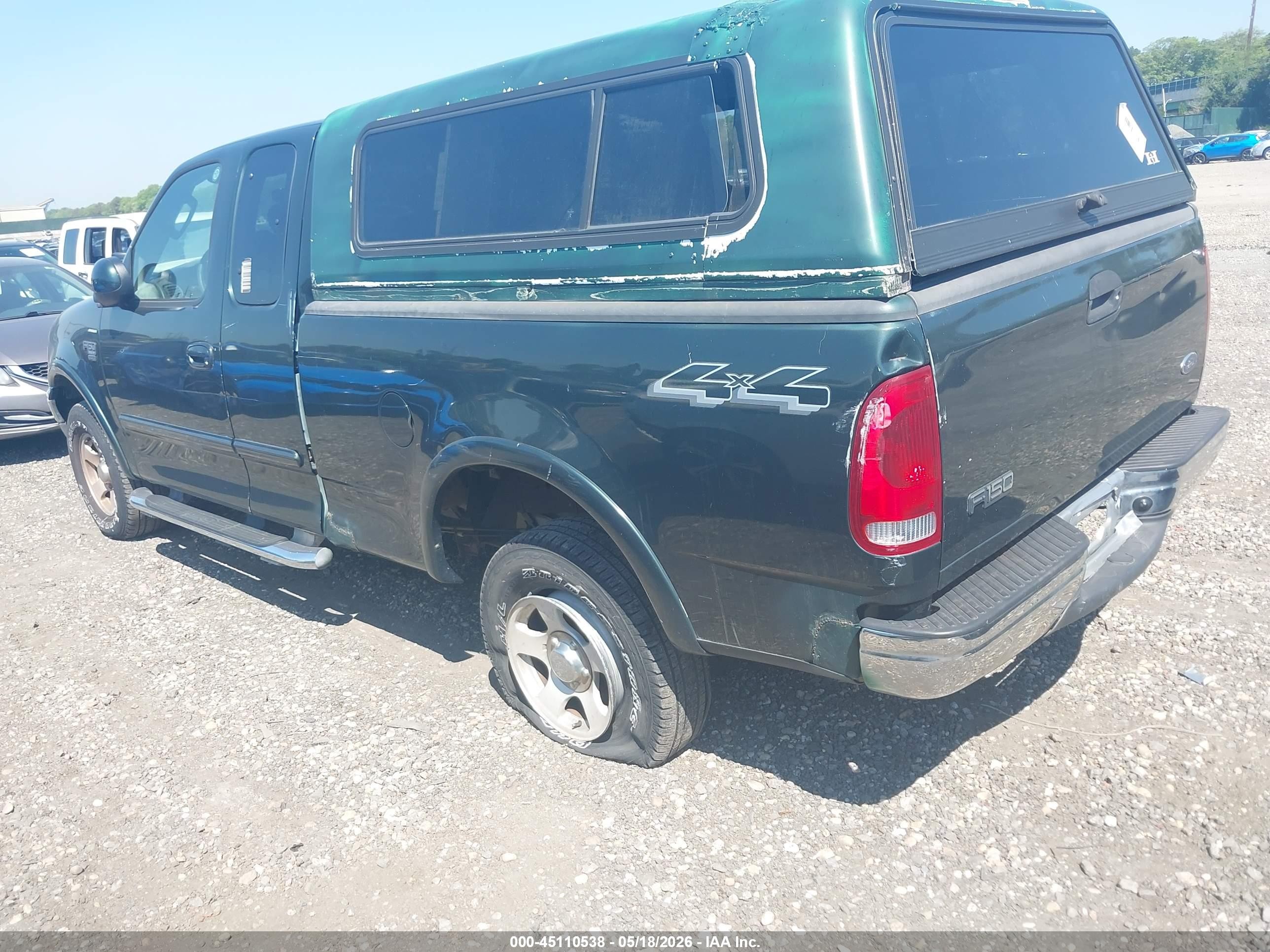 2003 Ford F-150 Lariat/xl/xlt Зеленый vin: 2FTRX18W83CB14763
