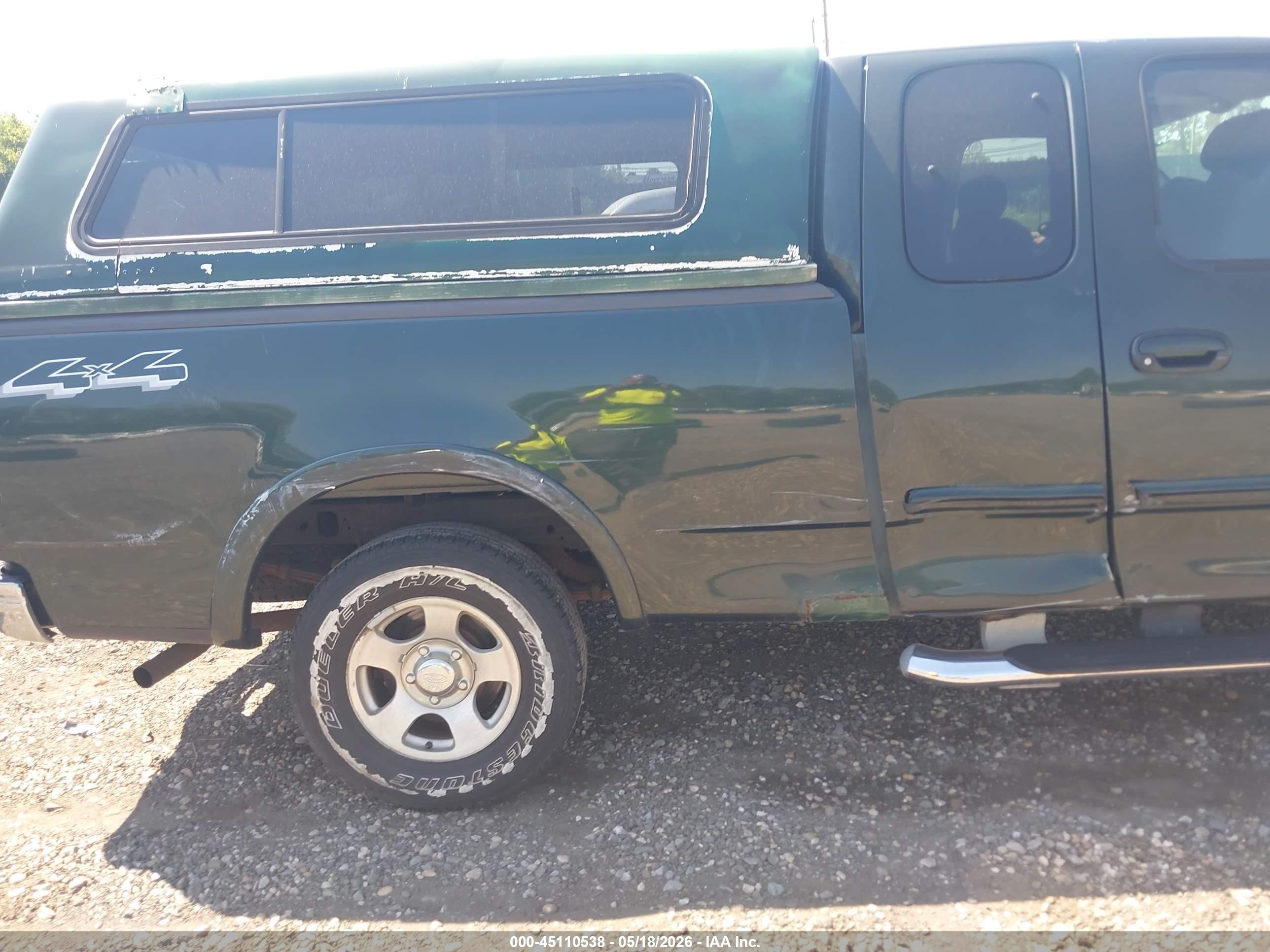 2003 Ford F-150 Lariat/xl/xlt Зеленый vin: 2FTRX18W83CB14763