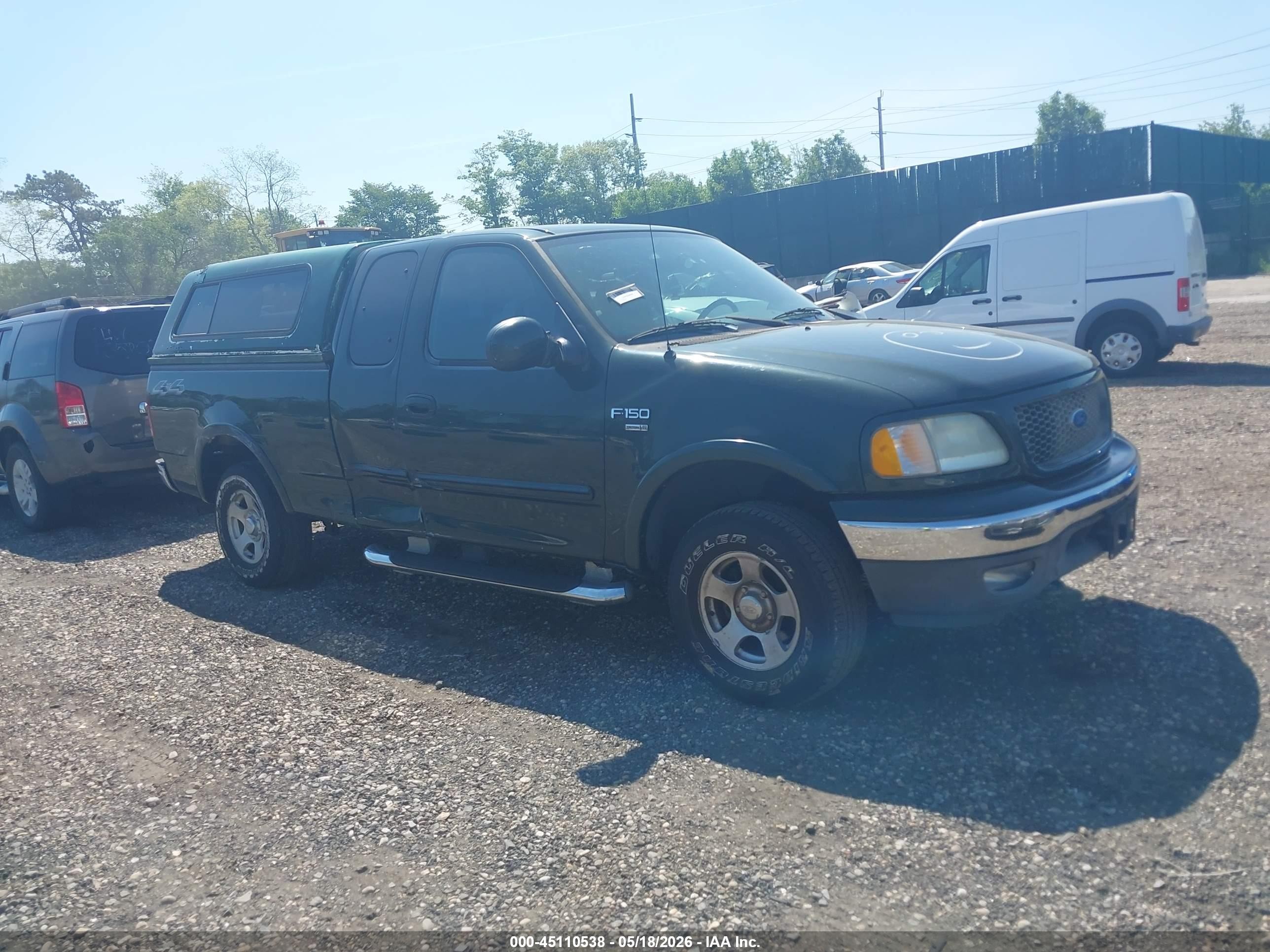 2003 Ford F-150 Lariat/xl/xlt Зеленый vin: 2FTRX18W83CB14763