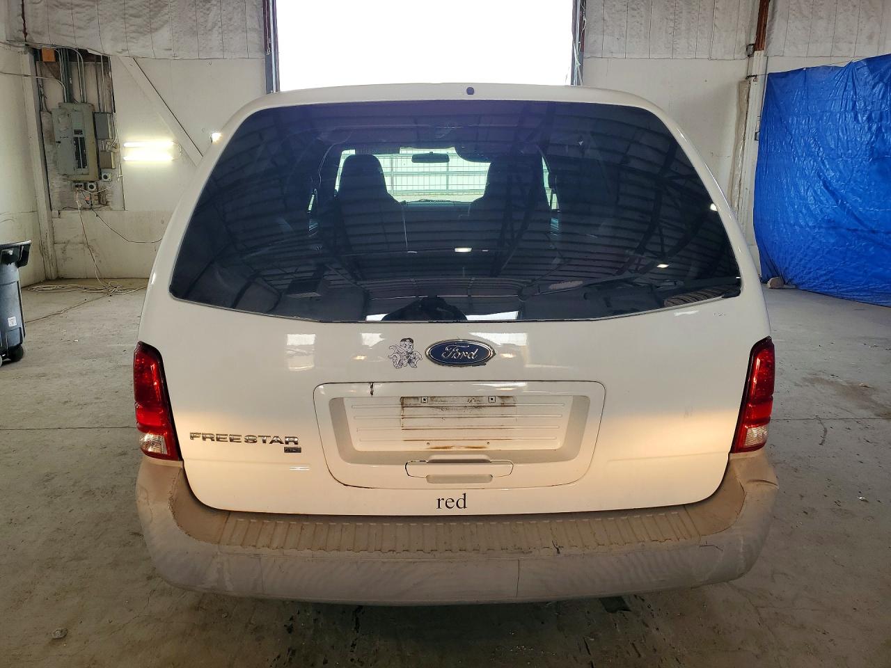 2007 Ford Freestar Se White vin: 2FTZA54217BA28024