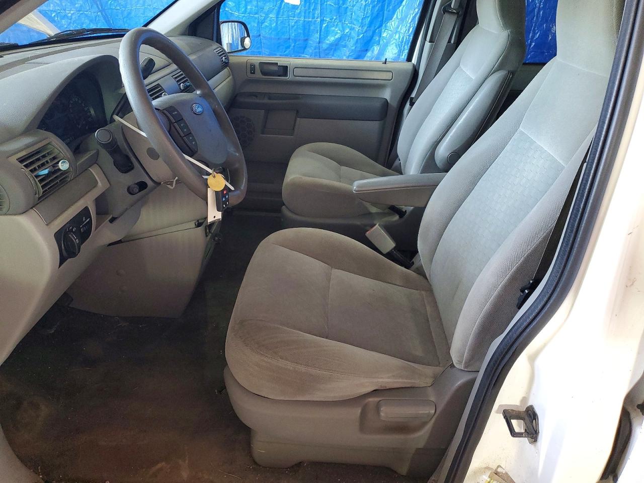 2007 Ford Freestar Se White vin: 2FTZA54217BA28024