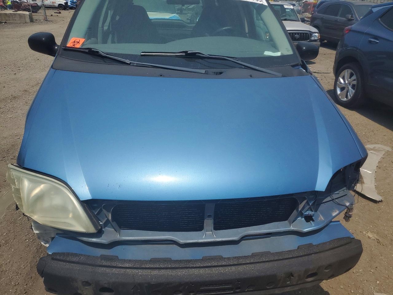 2002 Ford Windstar Blue vin: 2FTZA54442BB12459
