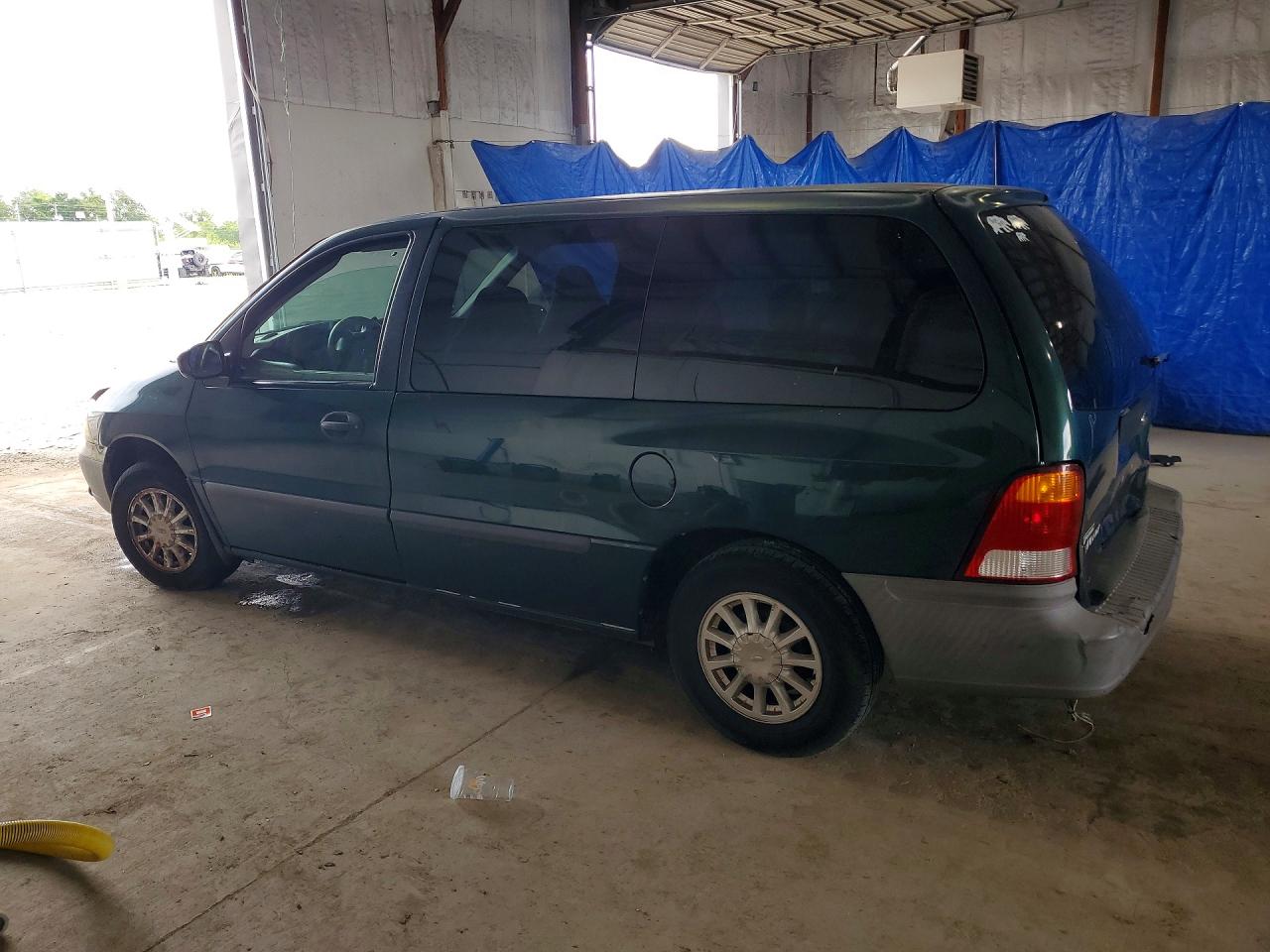 2001 Ford Windstar Green vin: 2FTZA544X1BB74396