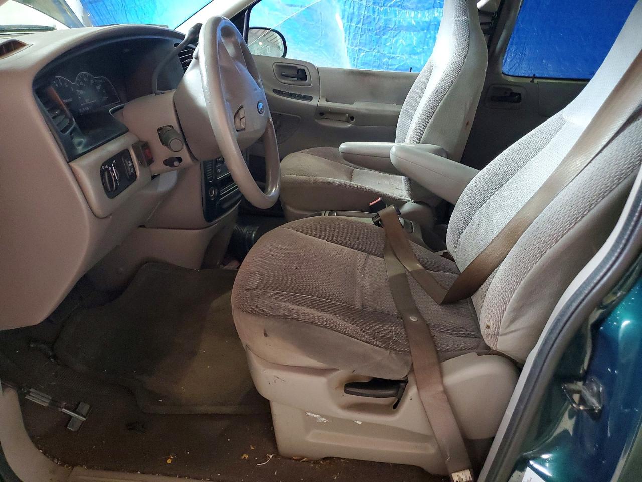 2001 Ford Windstar Green vin: 2FTZA544X1BB74396