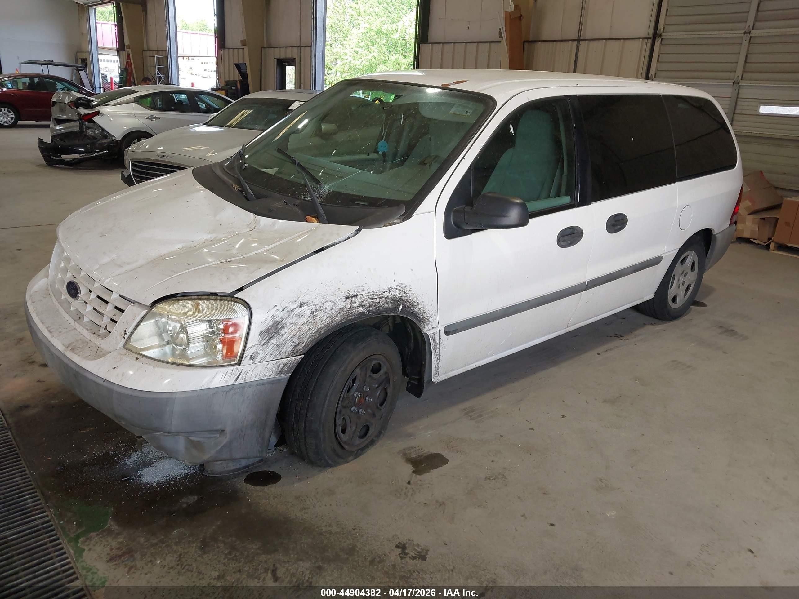 2006 Ford Freestar   White vin: 2FTZA54636BA37728
