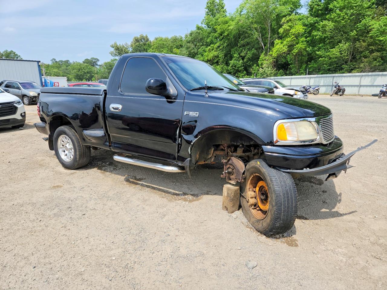 2001 Ford F150 Black vin: 2FTZF07201CA73327