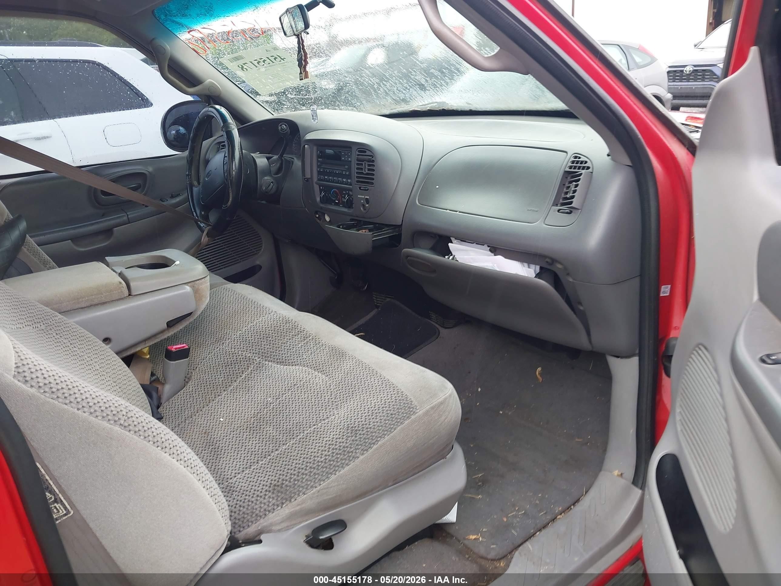 2000 Ford F-150 Xl/xlt Red vin: 2FTZF0728YCA44409