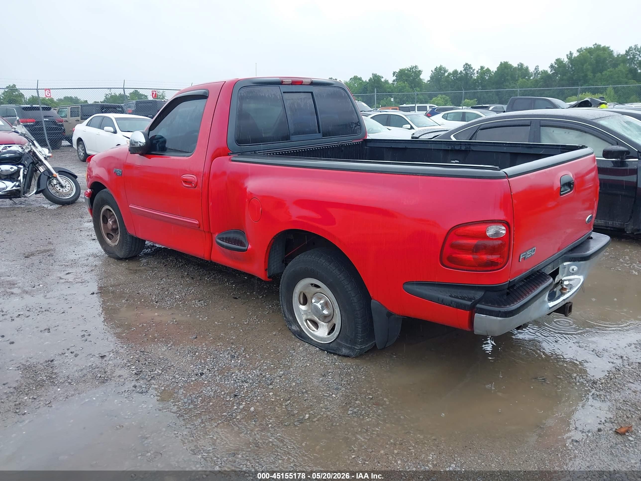 2000 Ford F-150 Xl/xlt Red vin: 2FTZF0728YCA44409