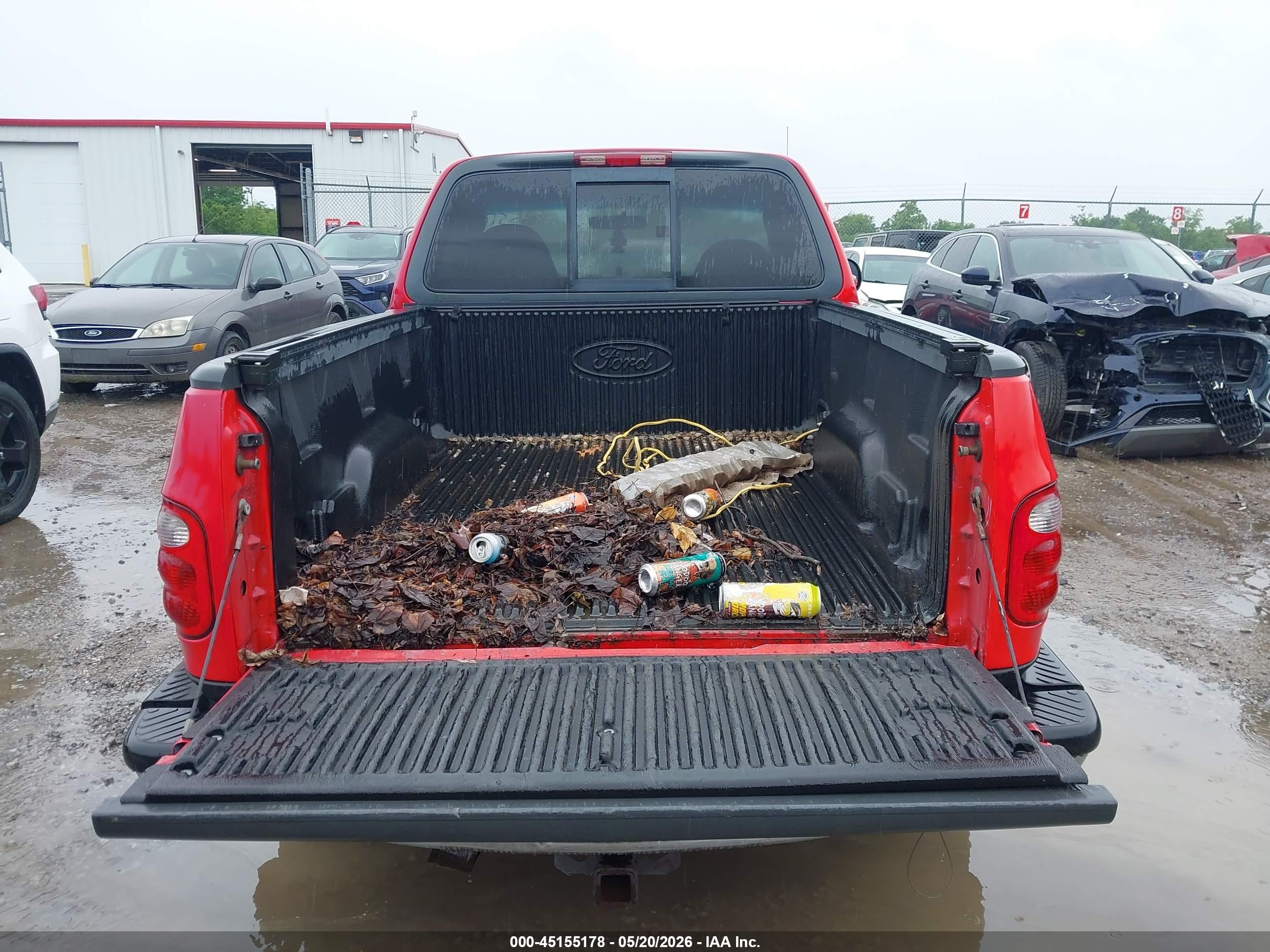 2000 Ford F-150 Xl/xlt Red vin: 2FTZF0728YCA44409