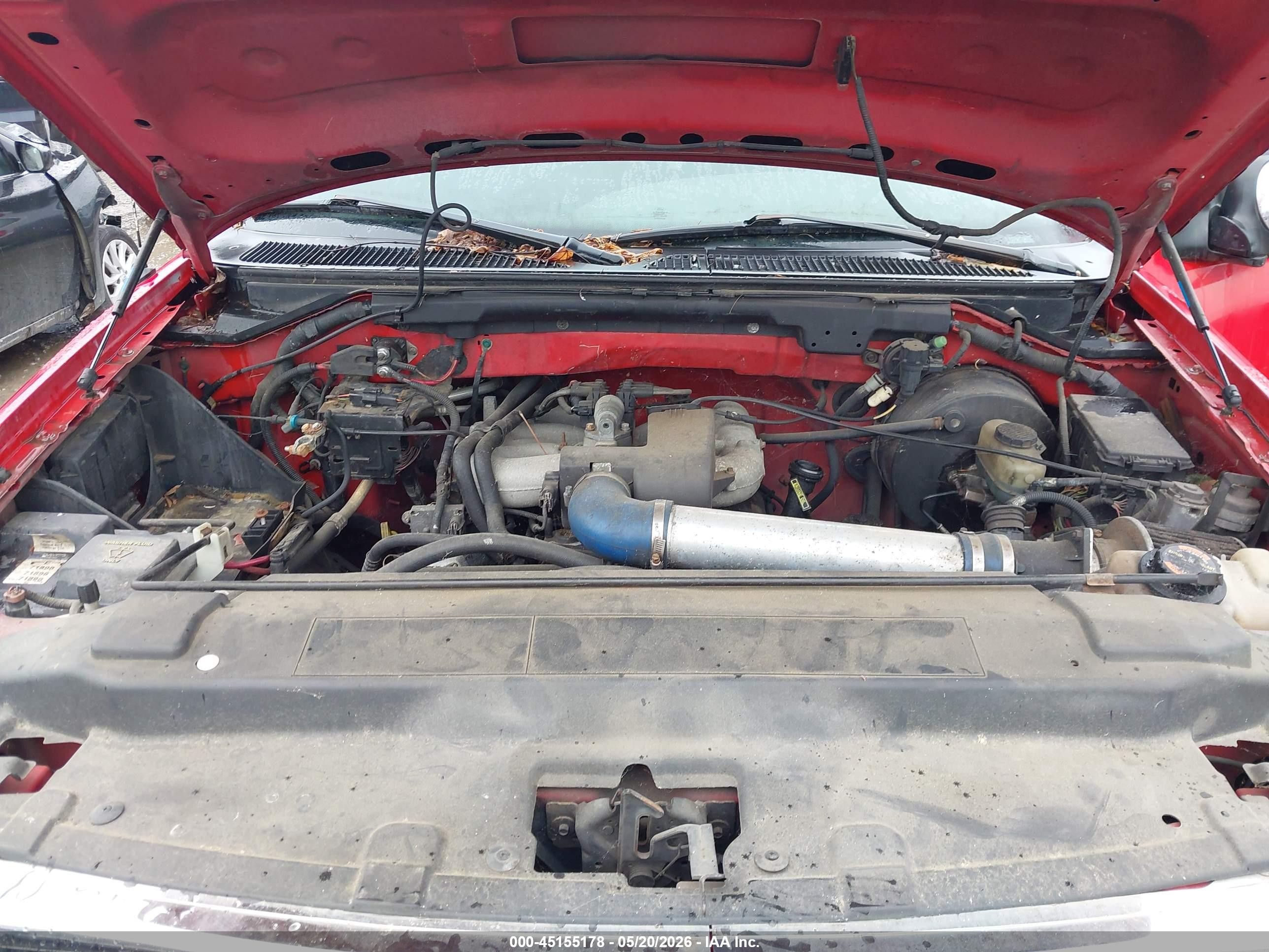 2000 Ford F-150 Xl/xlt Red vin: 2FTZF0728YCA44409