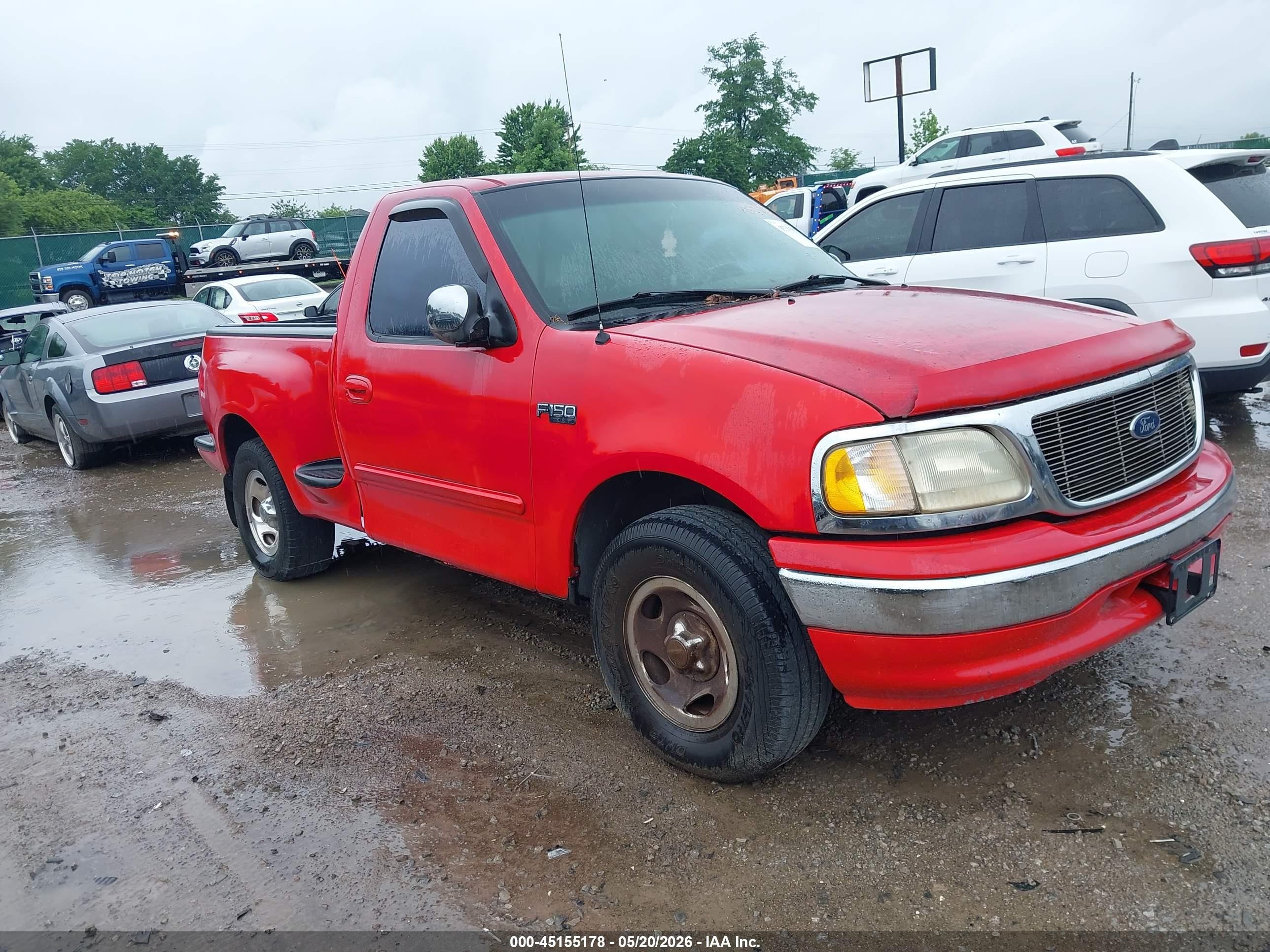 2000 Ford F-150 Xl/xlt Red vin: 2FTZF0728YCA44409